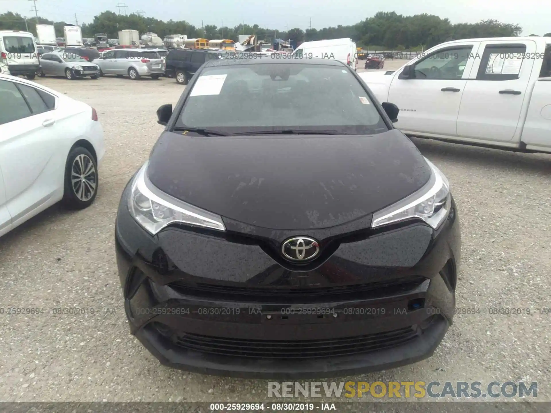 6 Photograph of a damaged car JTNKHMBX4K1020814 TOYOTA C-HR 2019