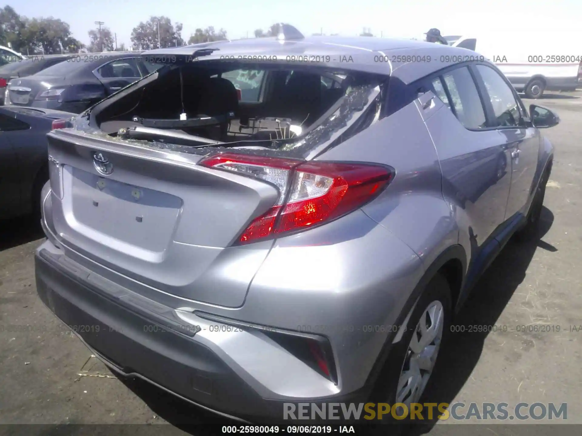 4 Photograph of a damaged car JTNKHMBX4K1020926 TOYOTA C-HR 2019