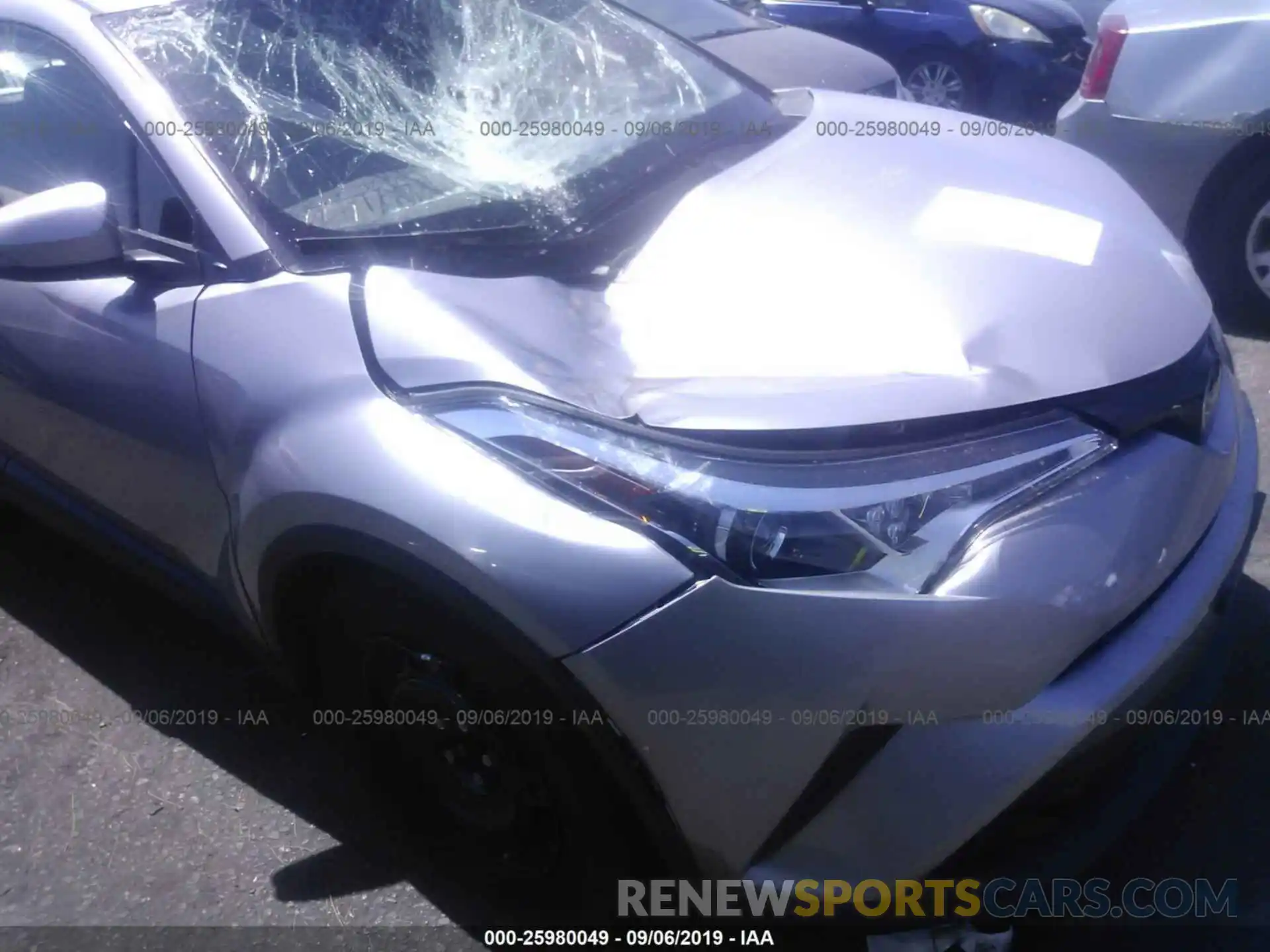 6 Photograph of a damaged car JTNKHMBX4K1020926 TOYOTA C-HR 2019