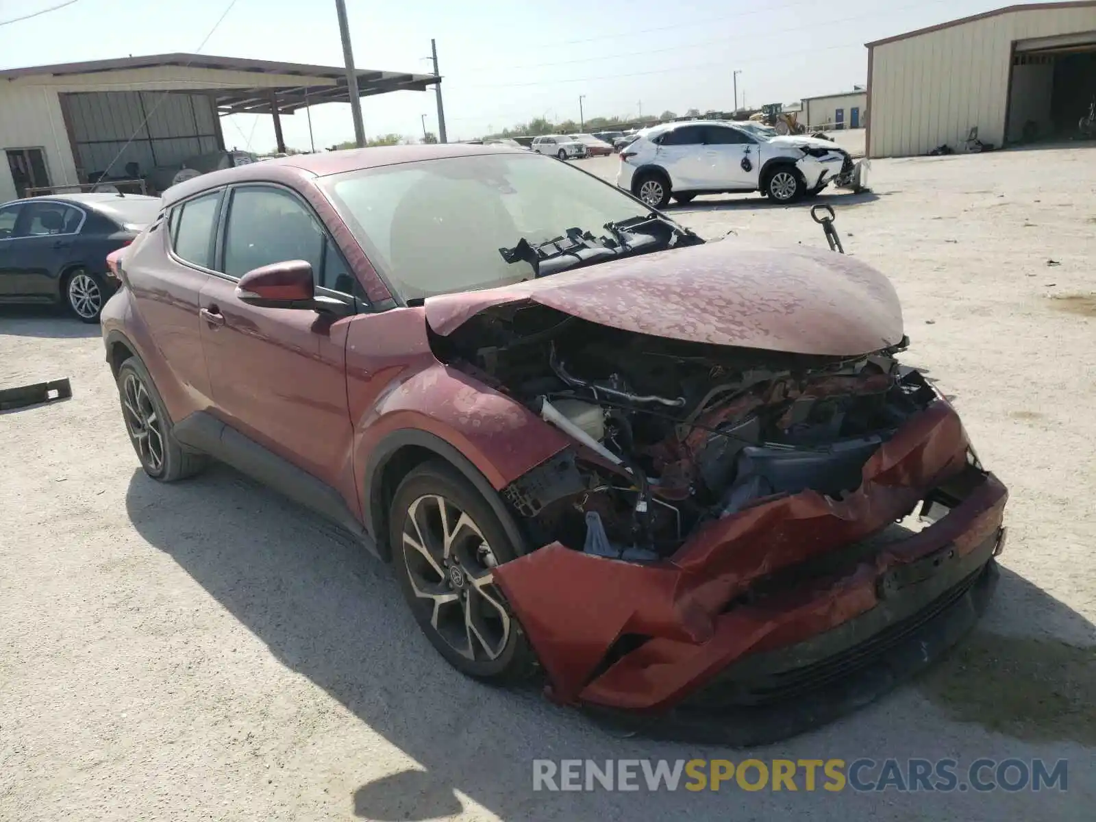 1 Photograph of a damaged car JTNKHMBX4K1021140 TOYOTA C-HR 2019