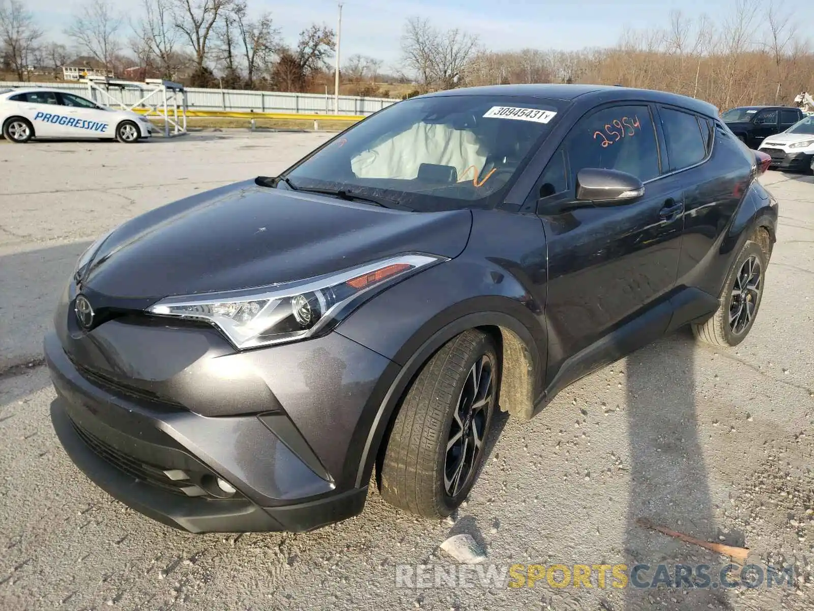 2 Photograph of a damaged car JTNKHMBX4K1021168 TOYOTA C-HR 2019