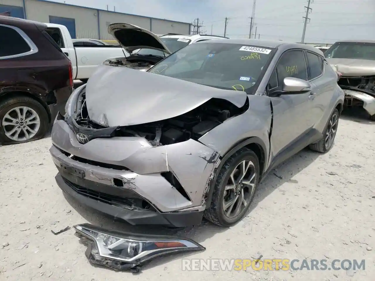 2 Photograph of a damaged car JTNKHMBX4K1021431 TOYOTA C-HR 2019