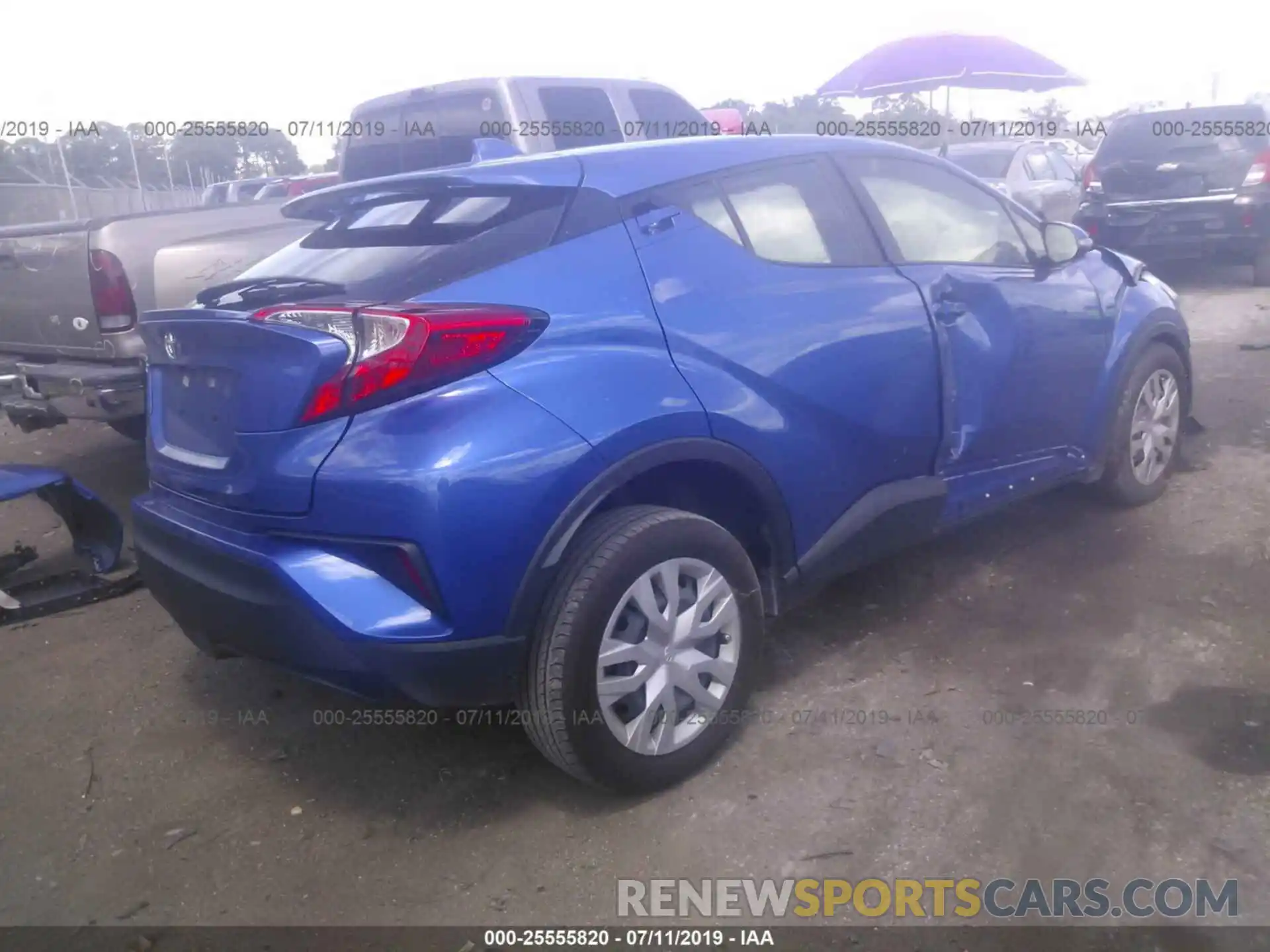 4 Photograph of a damaged car JTNKHMBX4K1022448 TOYOTA C-HR 2019