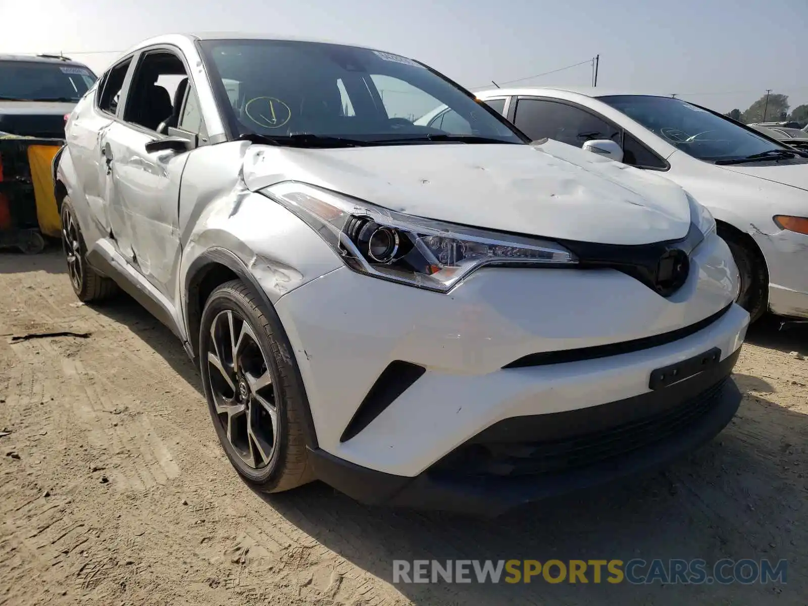 1 Photograph of a damaged car JTNKHMBX4K1022921 TOYOTA C-HR 2019