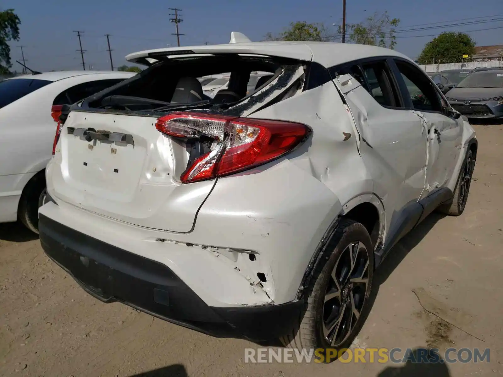 4 Photograph of a damaged car JTNKHMBX4K1022921 TOYOTA C-HR 2019