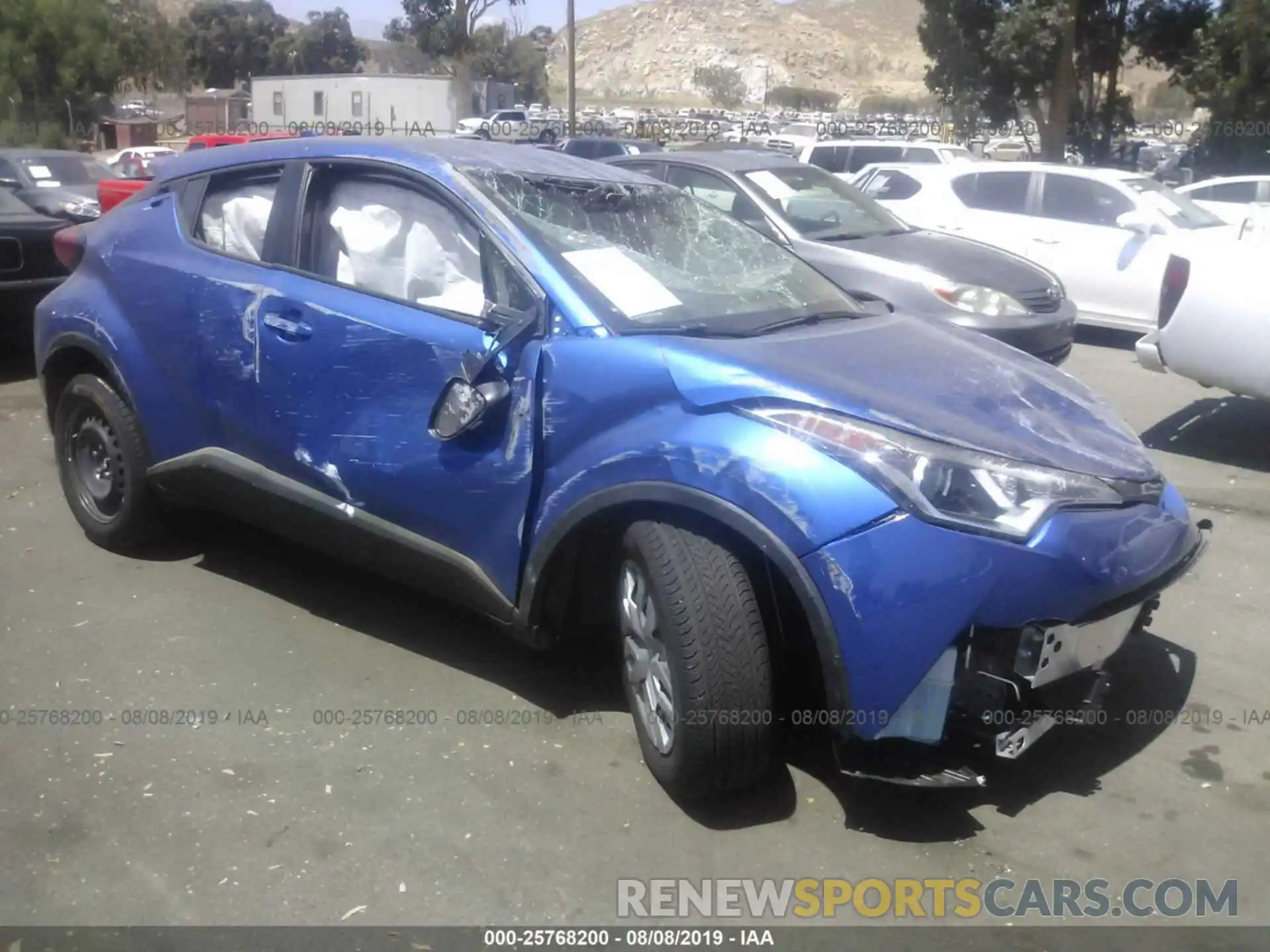 1 Photograph of a damaged car JTNKHMBX4K1023941 TOYOTA C-HR 2019