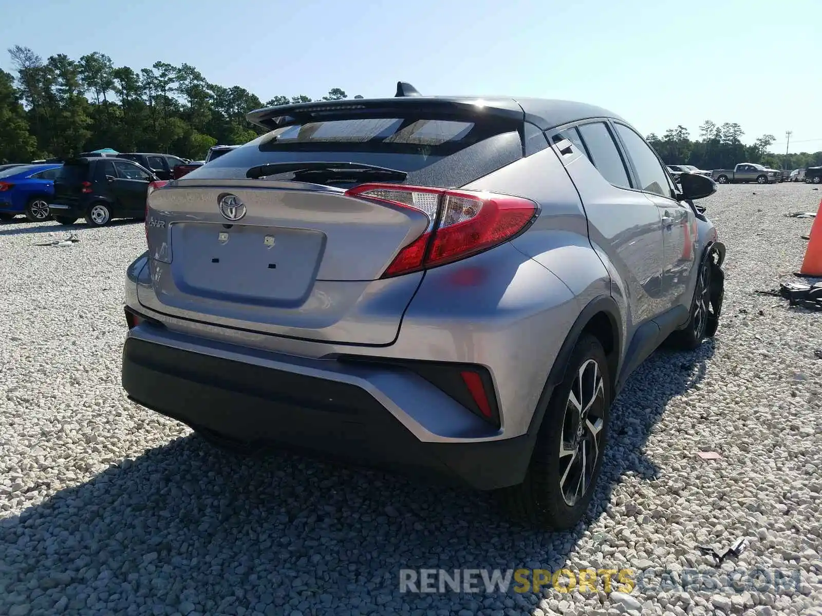 4 Photograph of a damaged car JTNKHMBX4K1024023 TOYOTA C-HR 2019