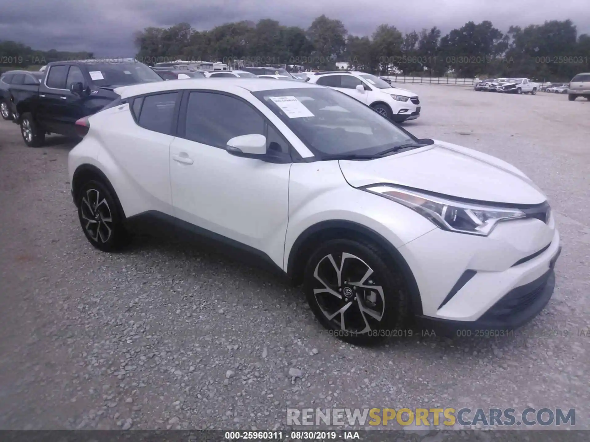 1 Photograph of a damaged car JTNKHMBX4K1024443 TOYOTA C-HR 2019