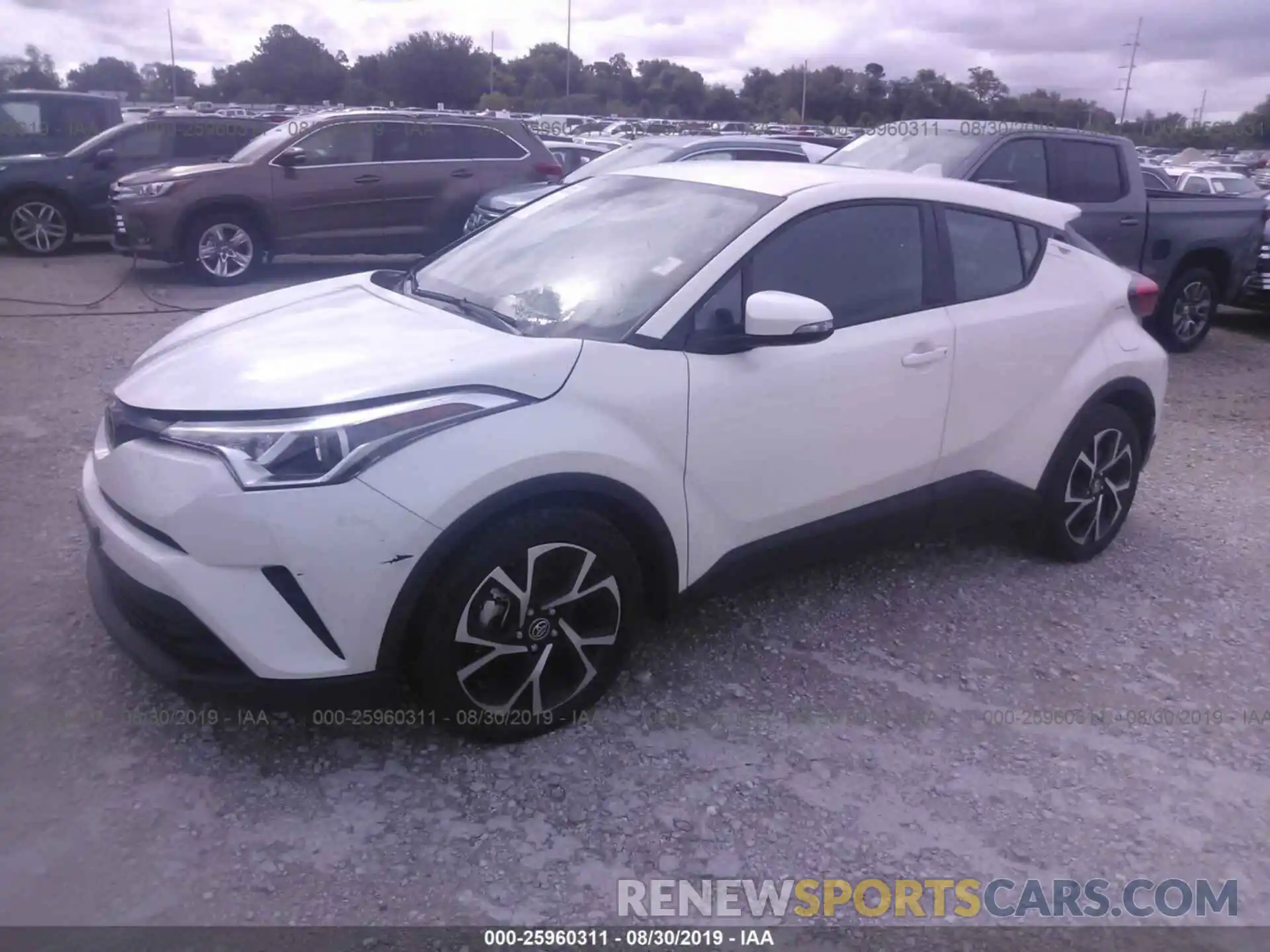 2 Photograph of a damaged car JTNKHMBX4K1024443 TOYOTA C-HR 2019