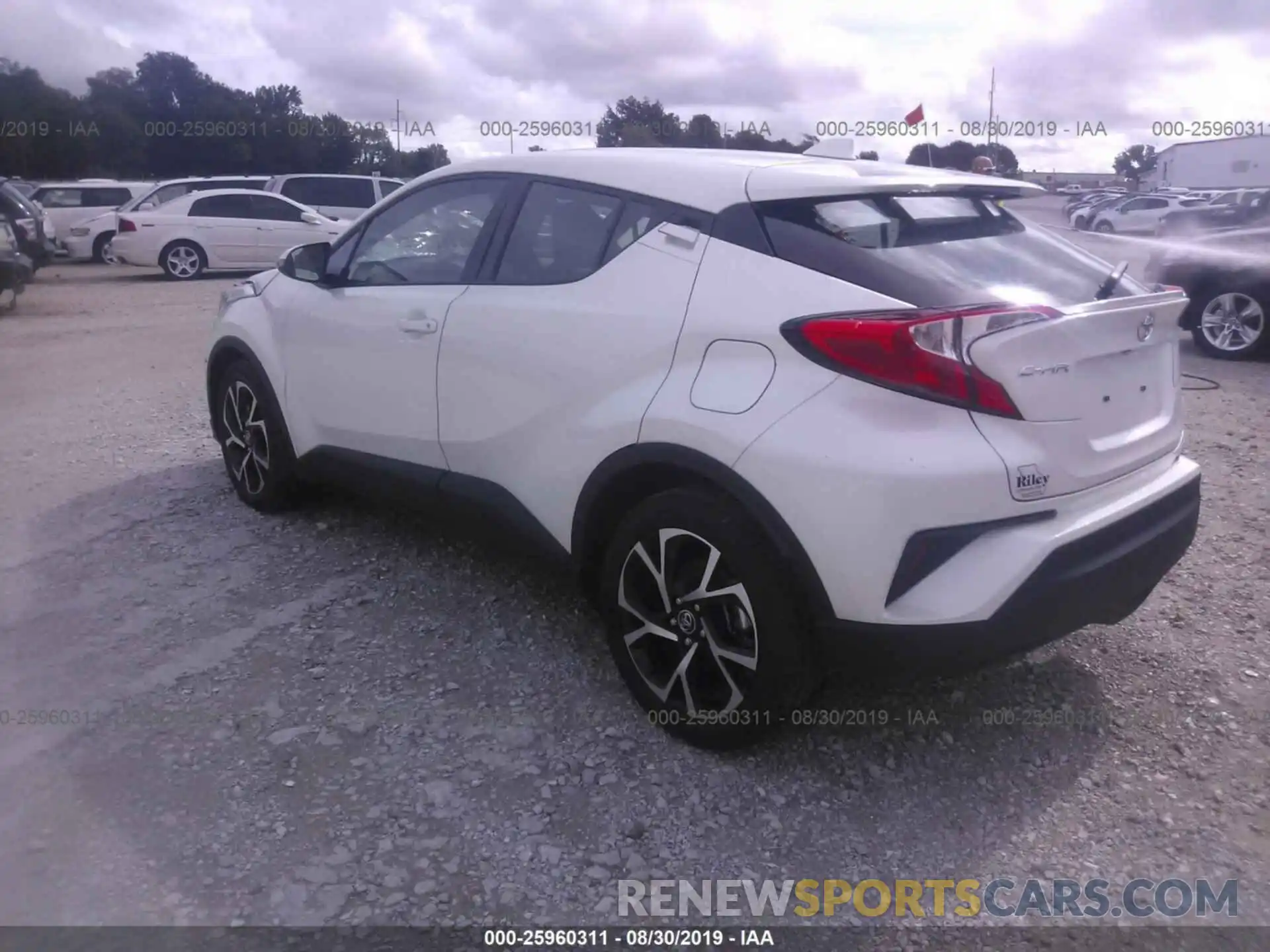 3 Photograph of a damaged car JTNKHMBX4K1024443 TOYOTA C-HR 2019