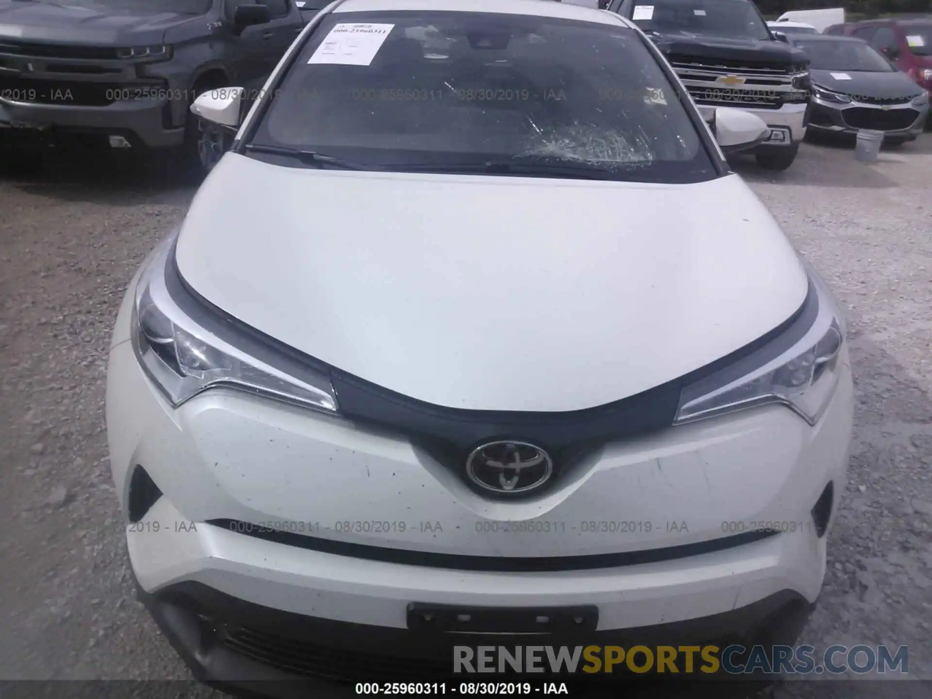 6 Photograph of a damaged car JTNKHMBX4K1024443 TOYOTA C-HR 2019