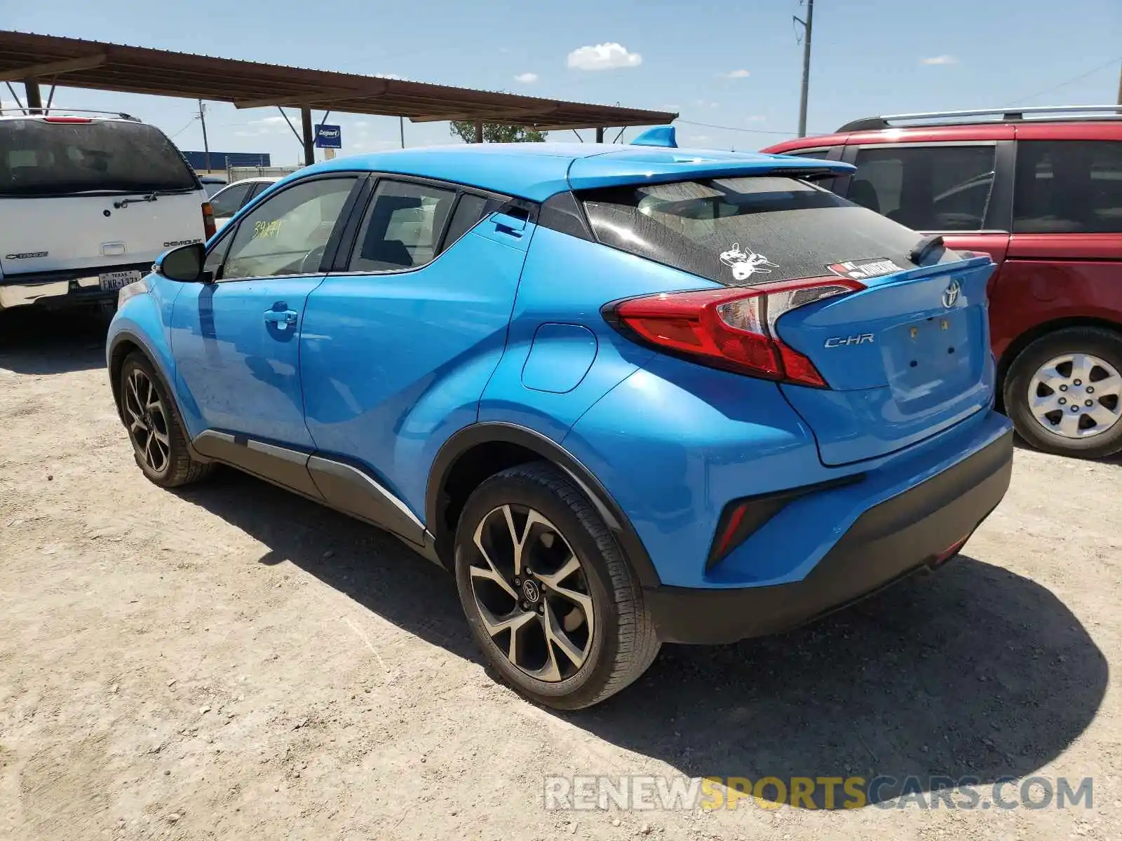 3 Photograph of a damaged car JTNKHMBX4K1027035 TOYOTA C-HR 2019