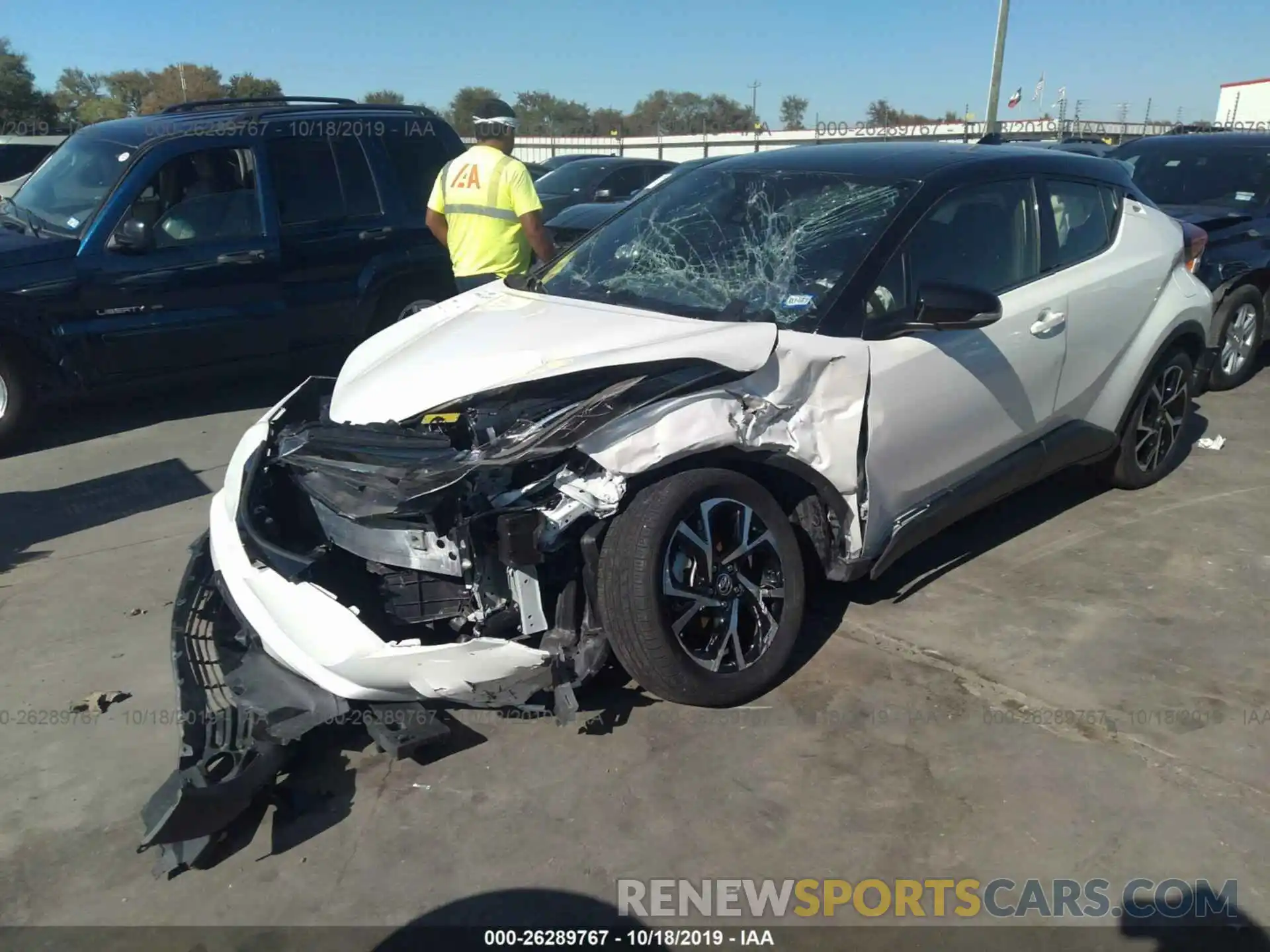 2 Photograph of a damaged car JTNKHMBX4K1027083 TOYOTA C-HR 2019