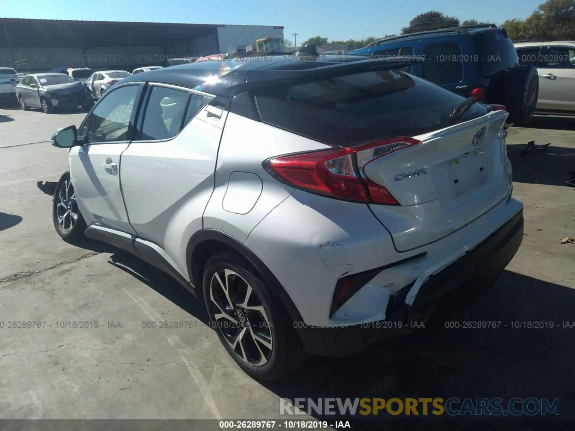 3 Photograph of a damaged car JTNKHMBX4K1027083 TOYOTA C-HR 2019