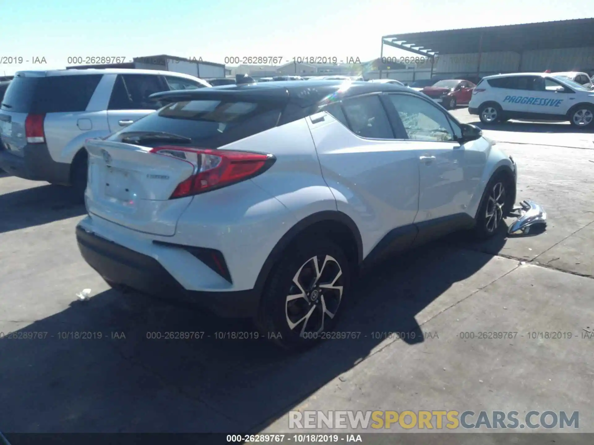 4 Photograph of a damaged car JTNKHMBX4K1027083 TOYOTA C-HR 2019