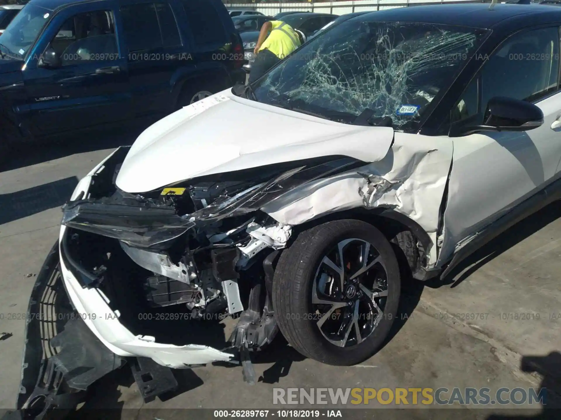 6 Photograph of a damaged car JTNKHMBX4K1027083 TOYOTA C-HR 2019