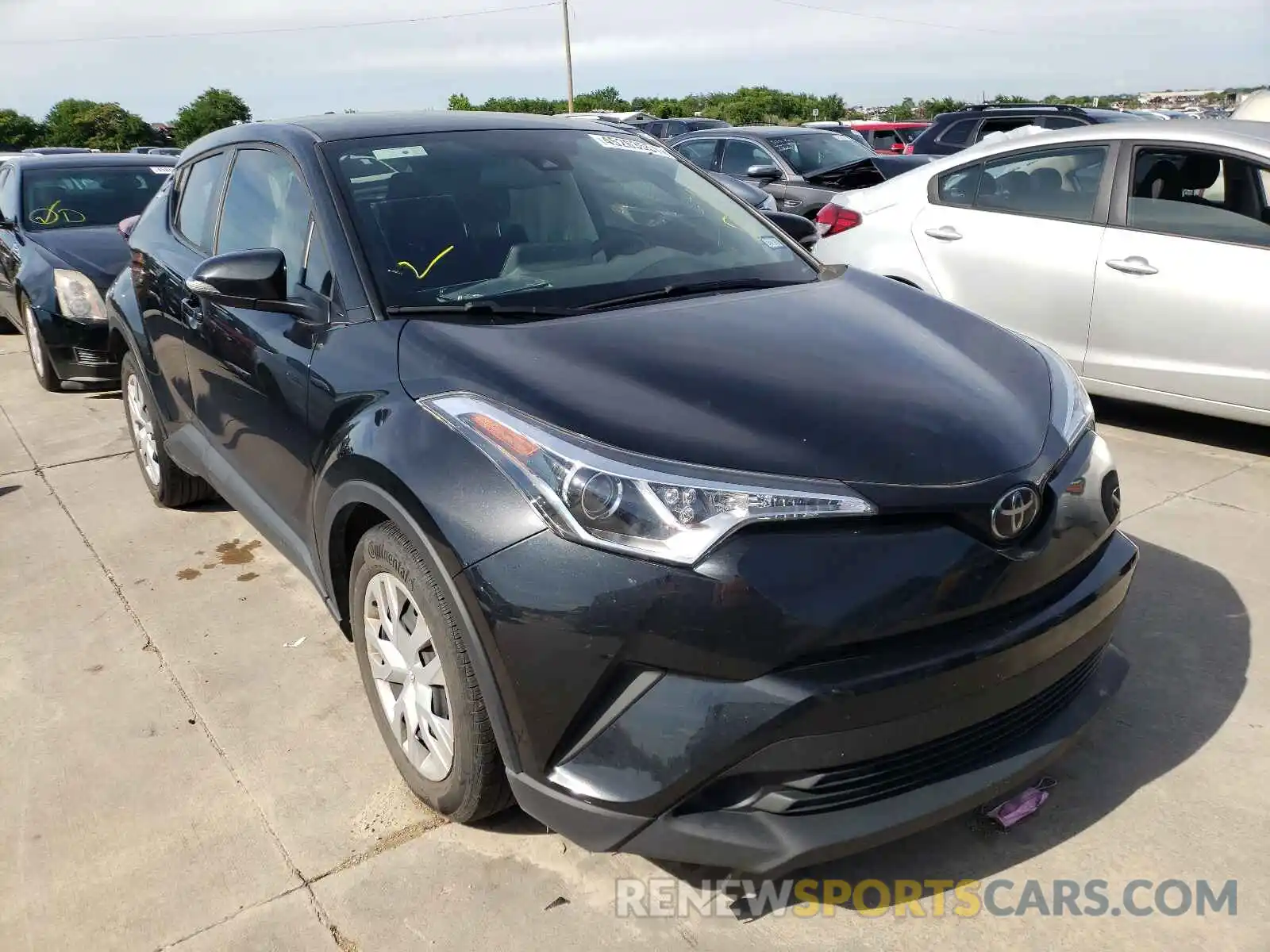 1 Photograph of a damaged car JTNKHMBX4K1027116 TOYOTA C-HR 2019