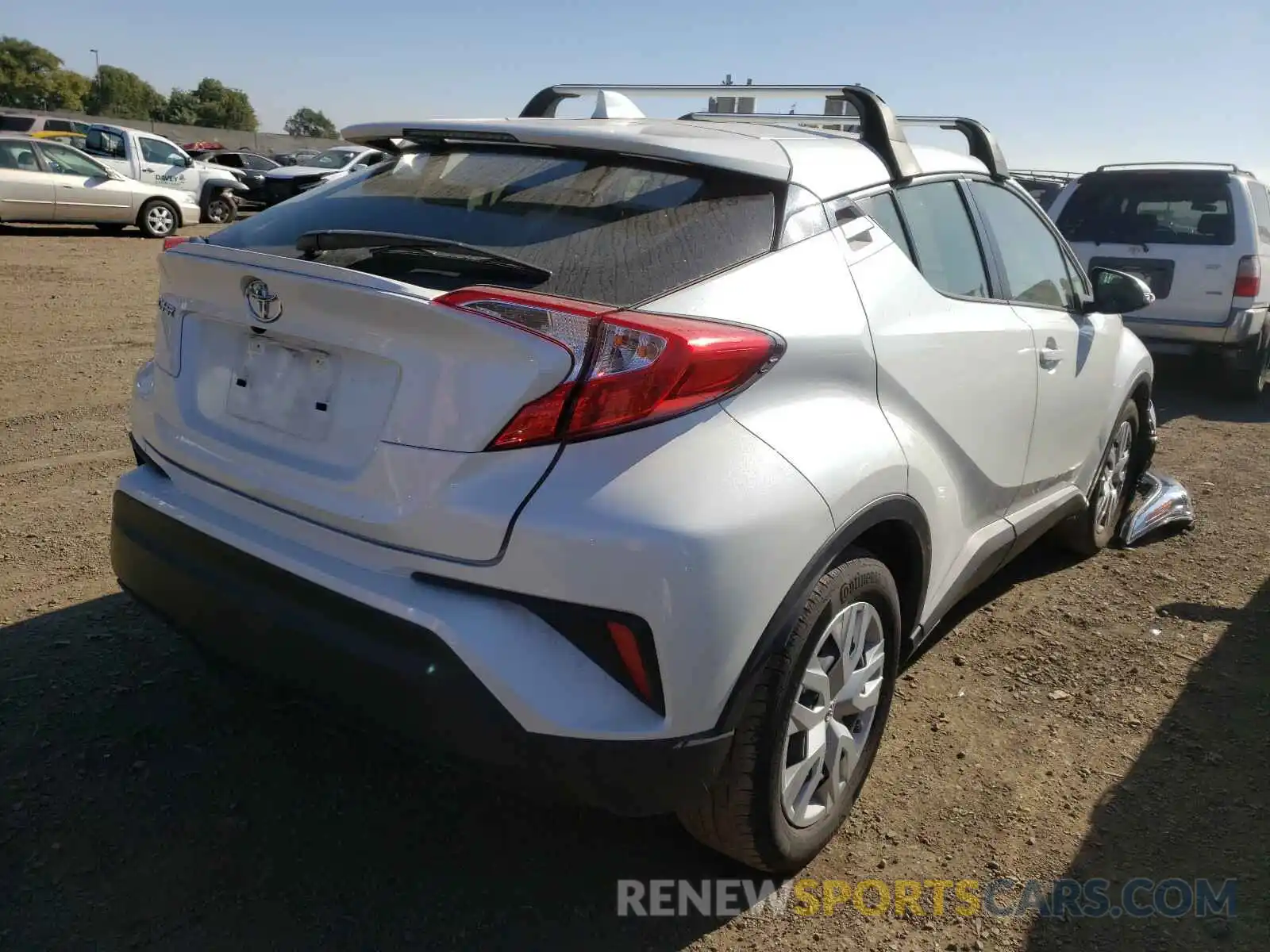 4 Photograph of a damaged car JTNKHMBX4K1027424 TOYOTA C-HR 2019