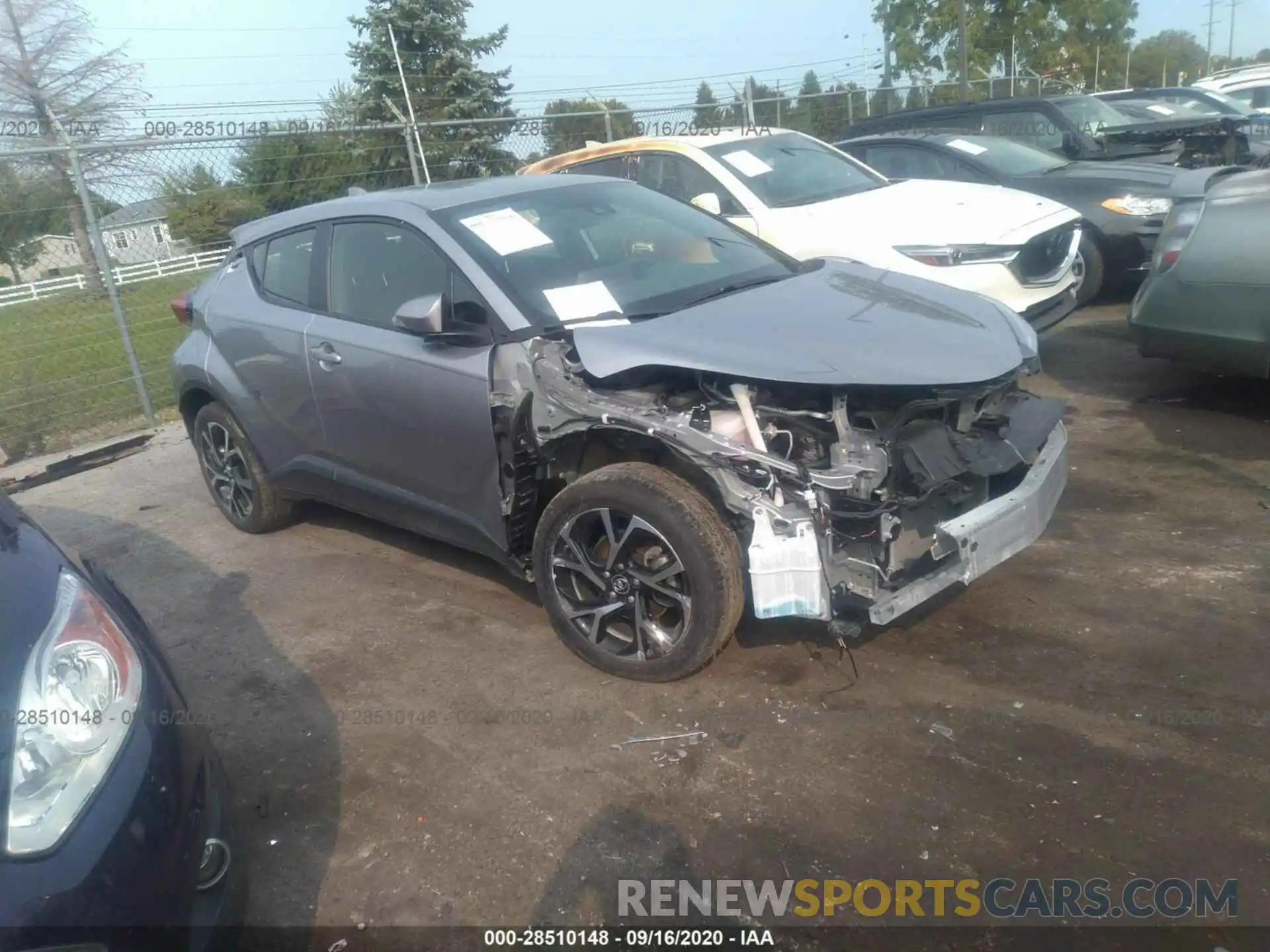 1 Photograph of a damaged car JTNKHMBX4K1027634 TOYOTA C-HR 2019