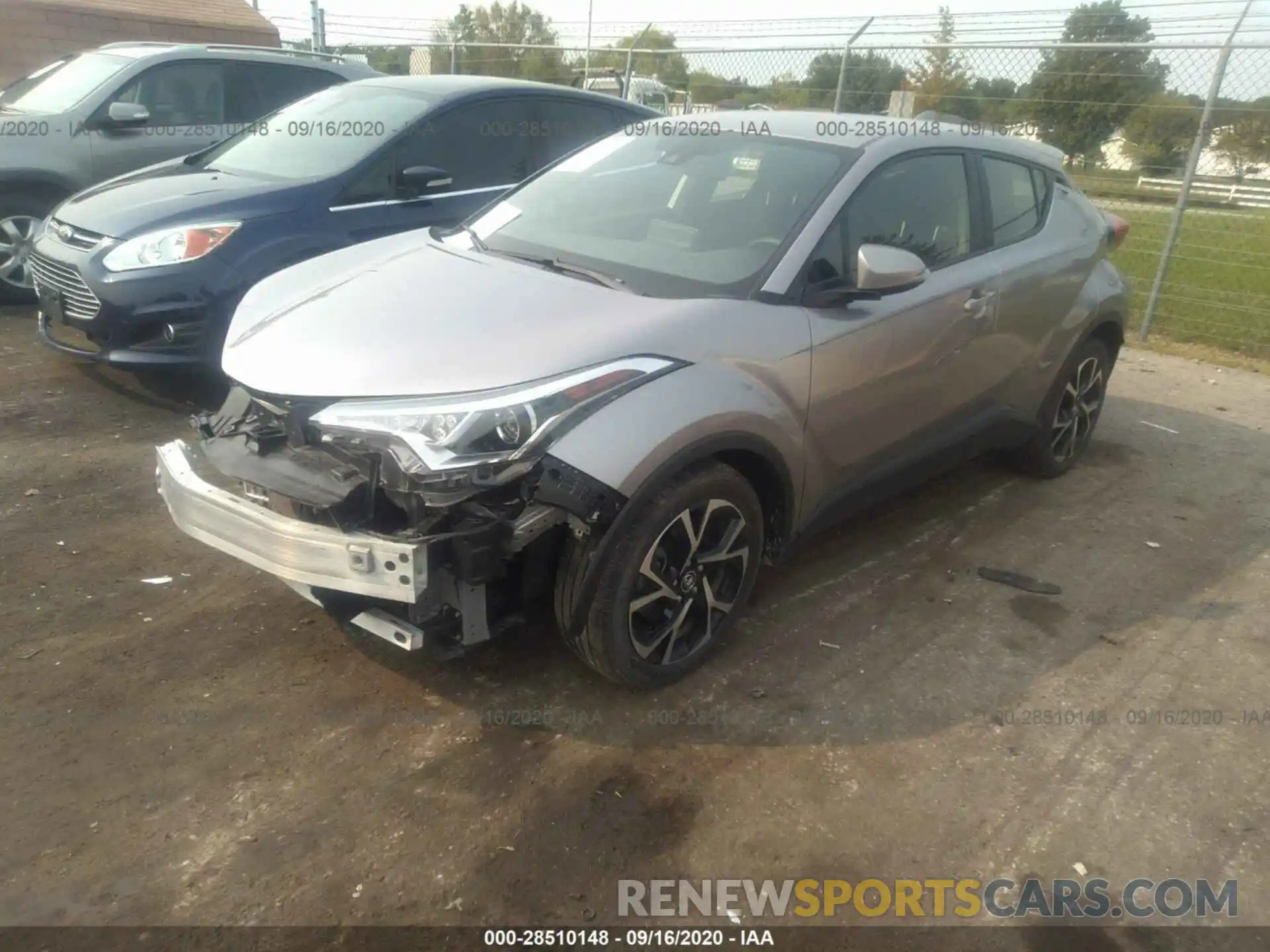 2 Photograph of a damaged car JTNKHMBX4K1027634 TOYOTA C-HR 2019