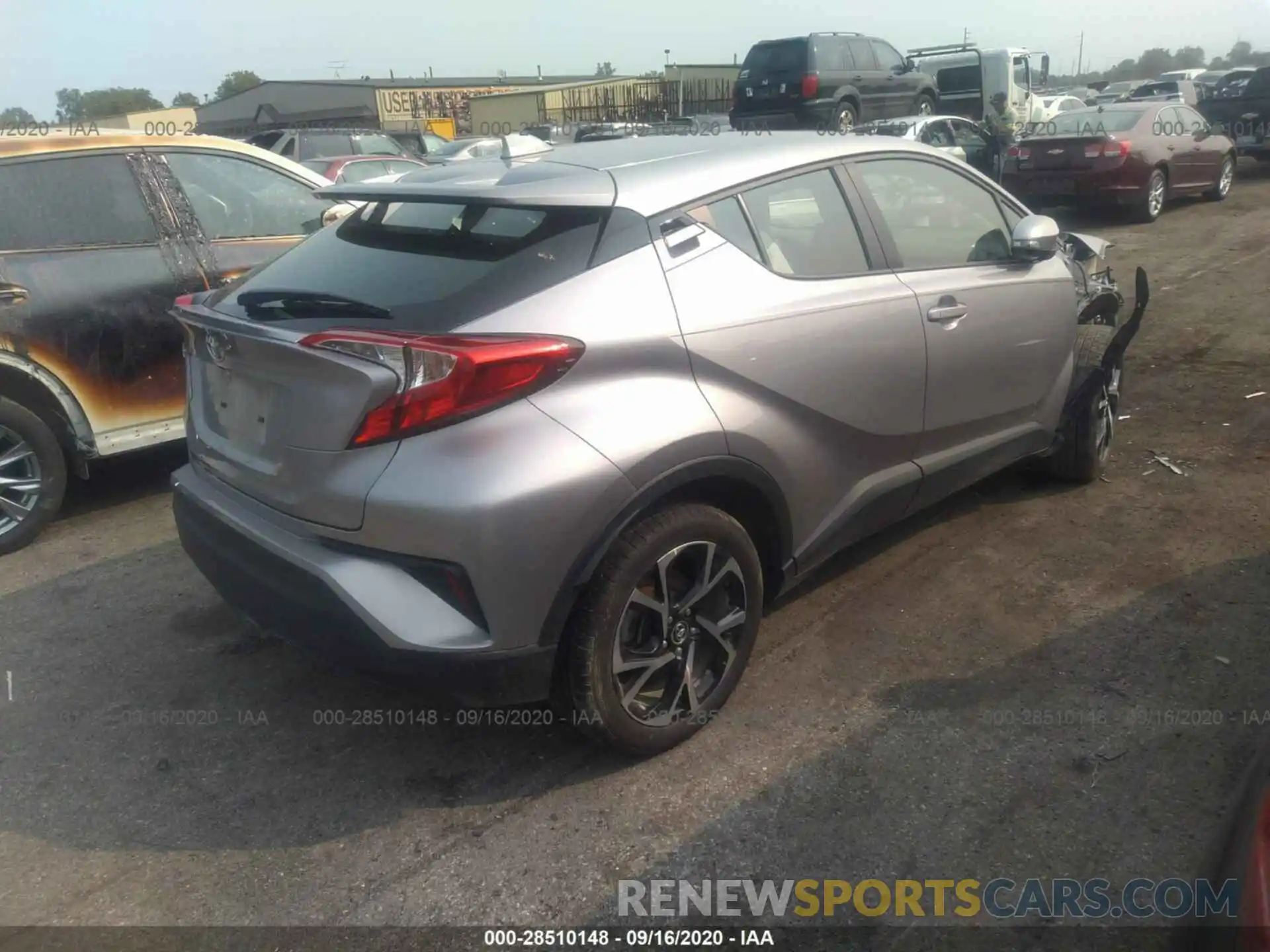 4 Photograph of a damaged car JTNKHMBX4K1027634 TOYOTA C-HR 2019