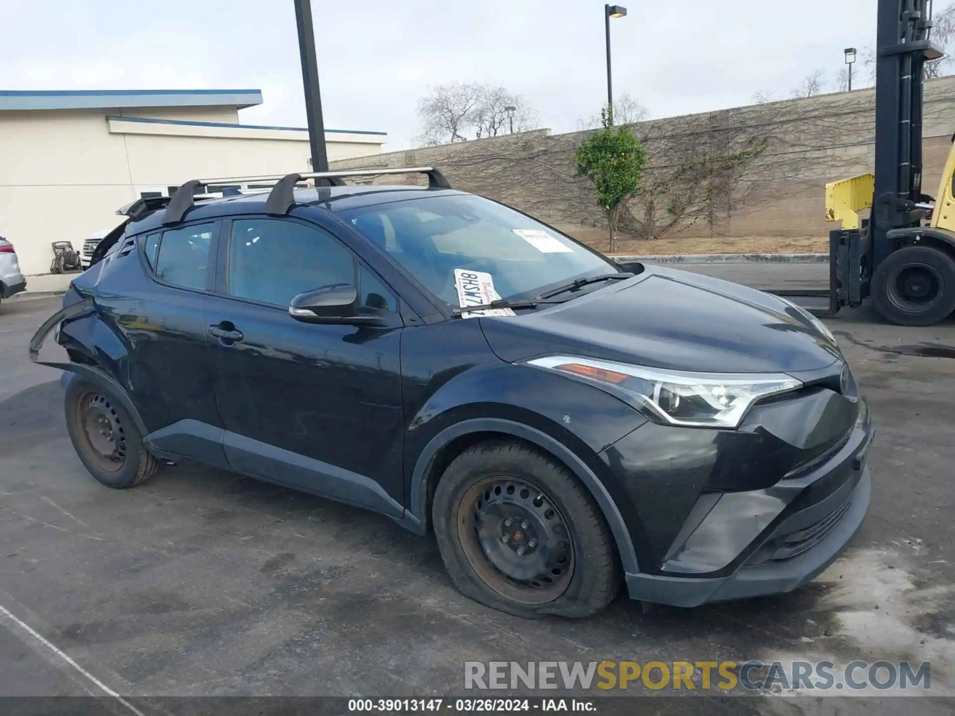 1 Photograph of a damaged car JTNKHMBX4K1027830 TOYOTA C-HR 2019