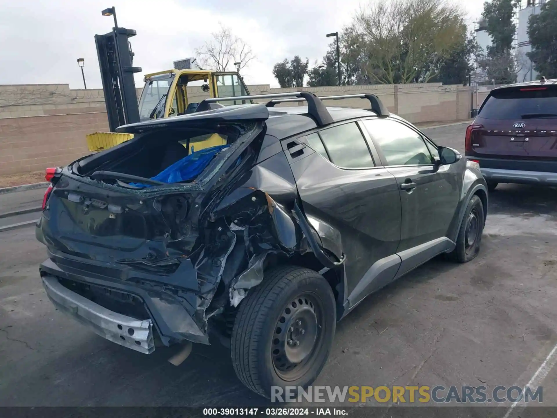 4 Photograph of a damaged car JTNKHMBX4K1027830 TOYOTA C-HR 2019