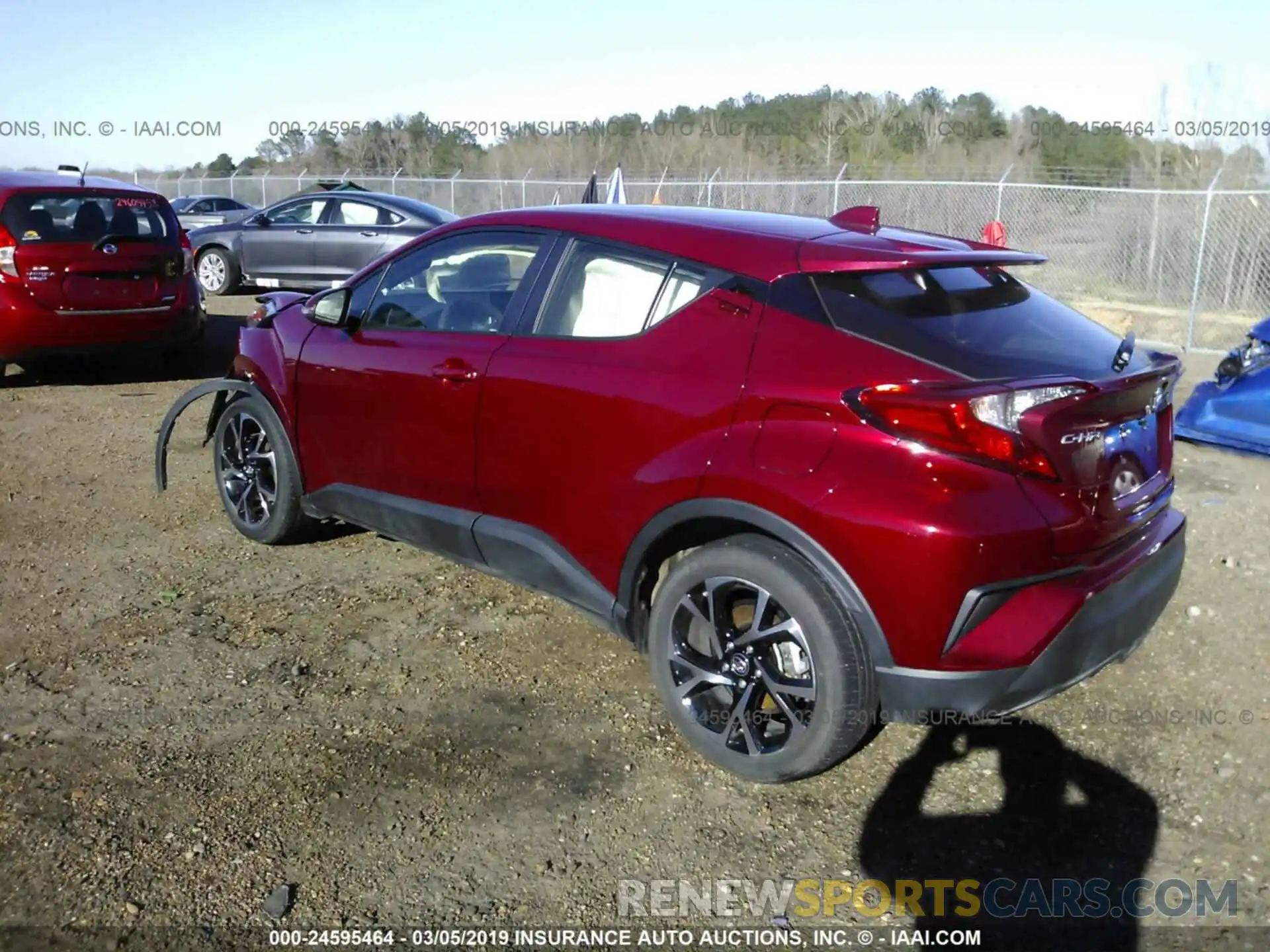 3 Photograph of a damaged car JTNKHMBX4K1027844 TOYOTA C-HR 2019