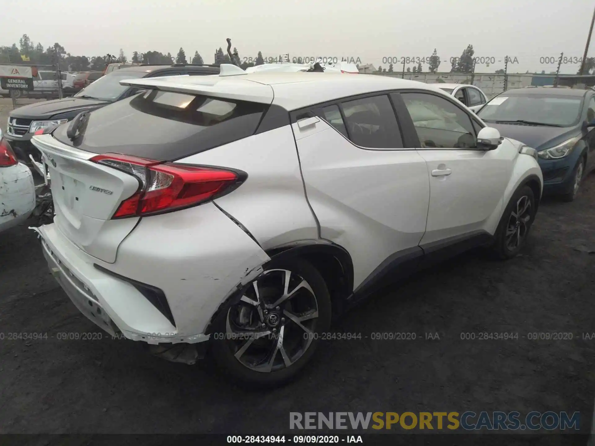 4 Photograph of a damaged car JTNKHMBX4K1029061 TOYOTA C-HR 2019