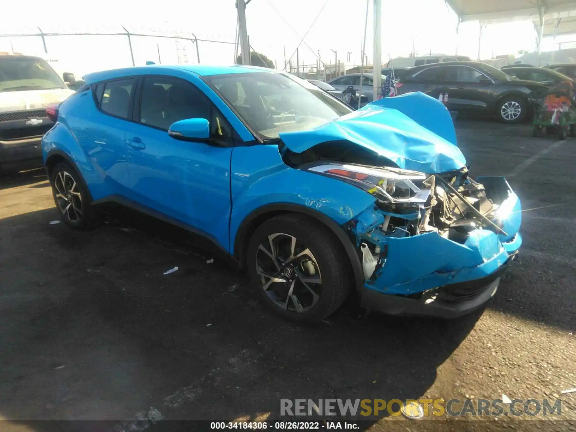 1 Photograph of a damaged car JTNKHMBX4K1029500 TOYOTA C-HR 2019