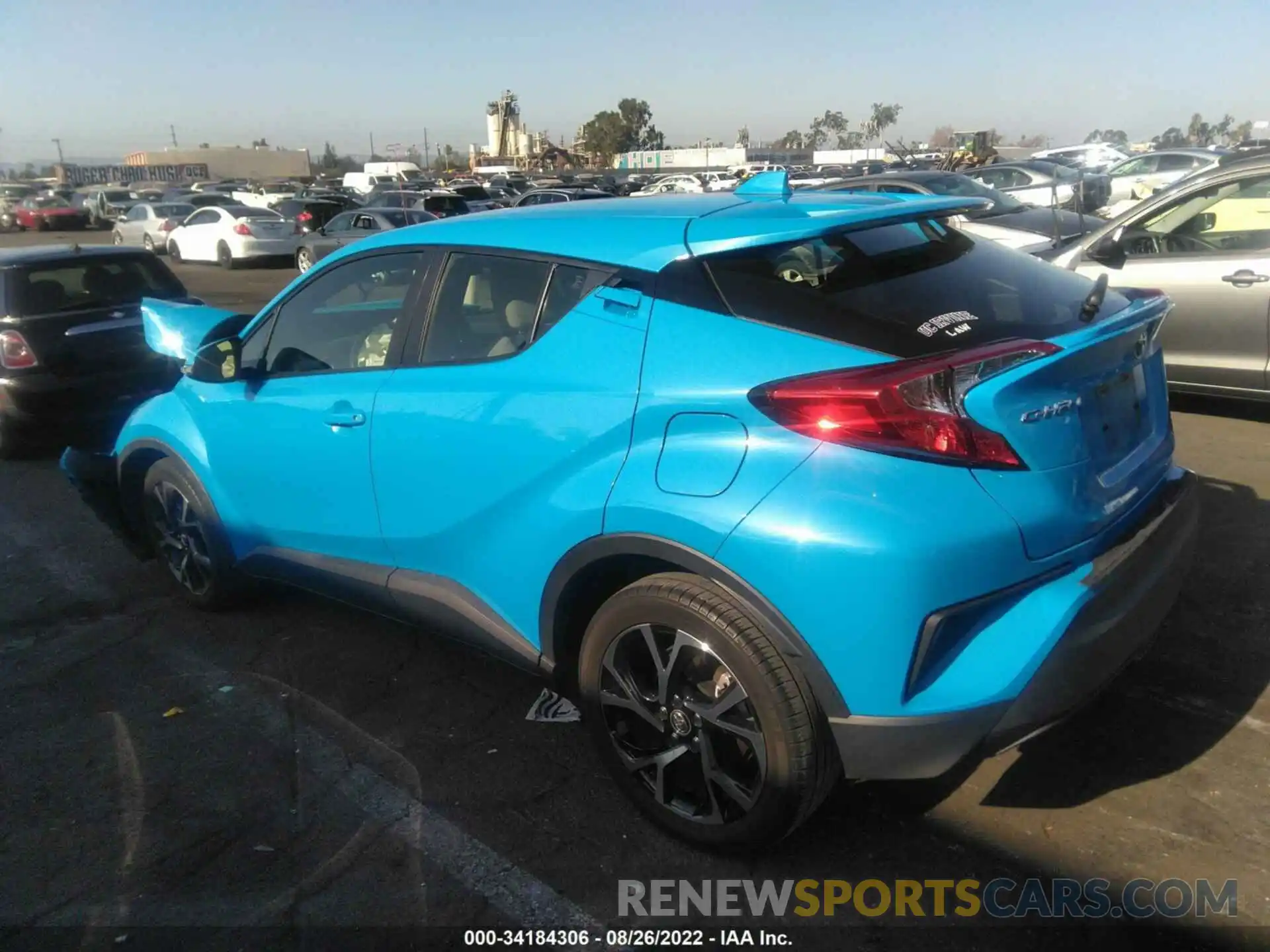 3 Photograph of a damaged car JTNKHMBX4K1029500 TOYOTA C-HR 2019