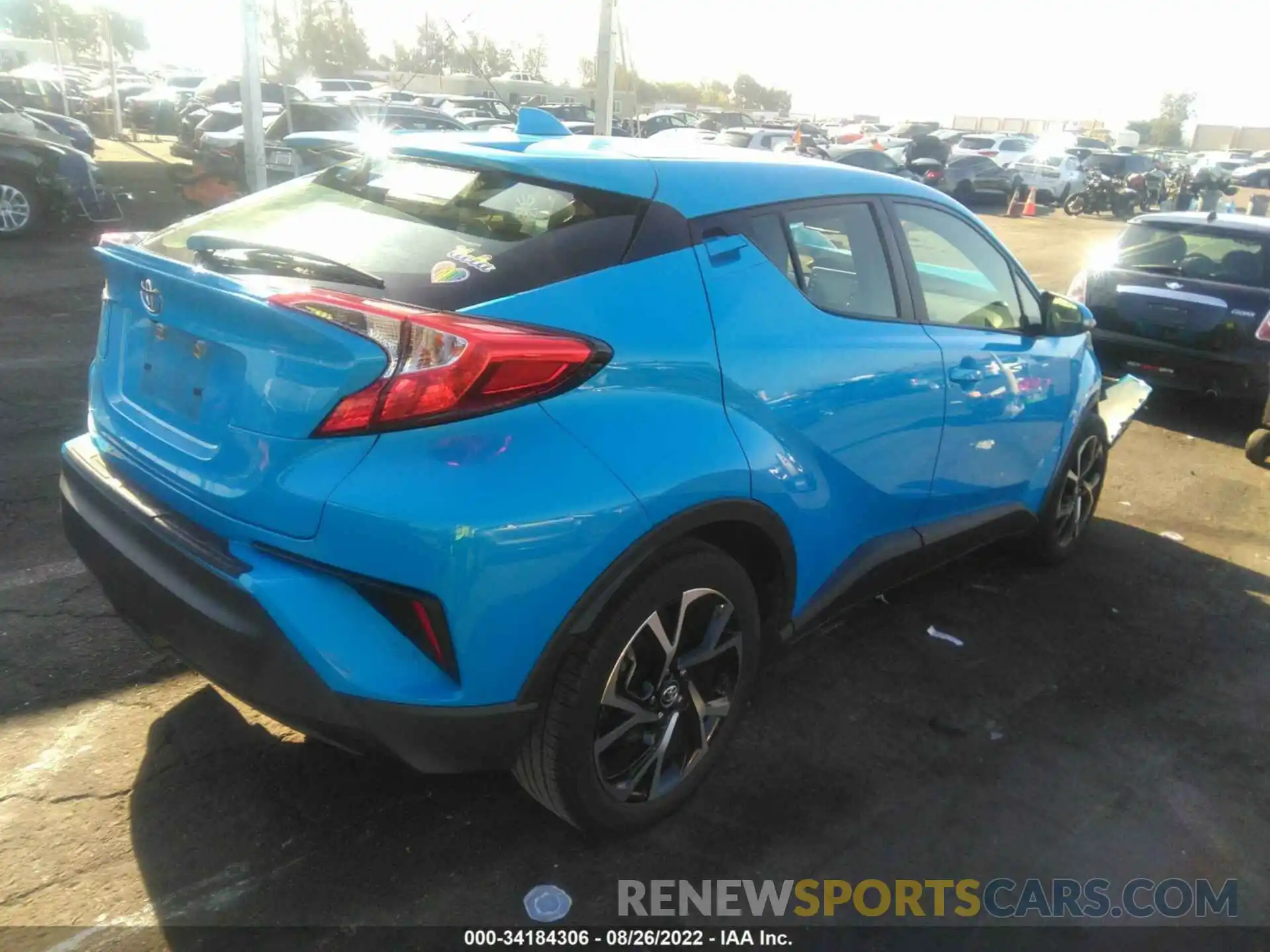 4 Photograph of a damaged car JTNKHMBX4K1029500 TOYOTA C-HR 2019