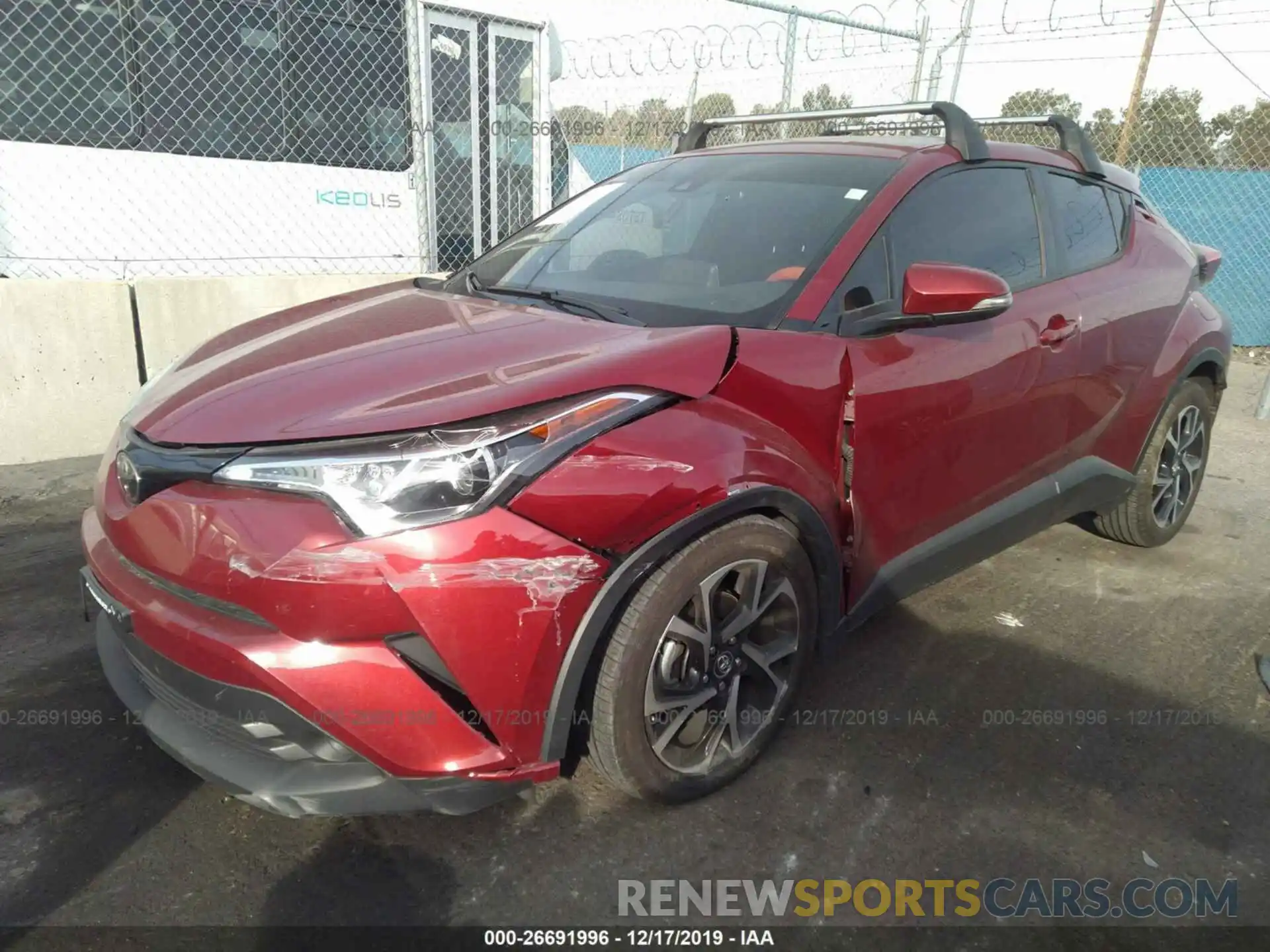 2 Photograph of a damaged car JTNKHMBX4K1029948 TOYOTA C-HR 2019