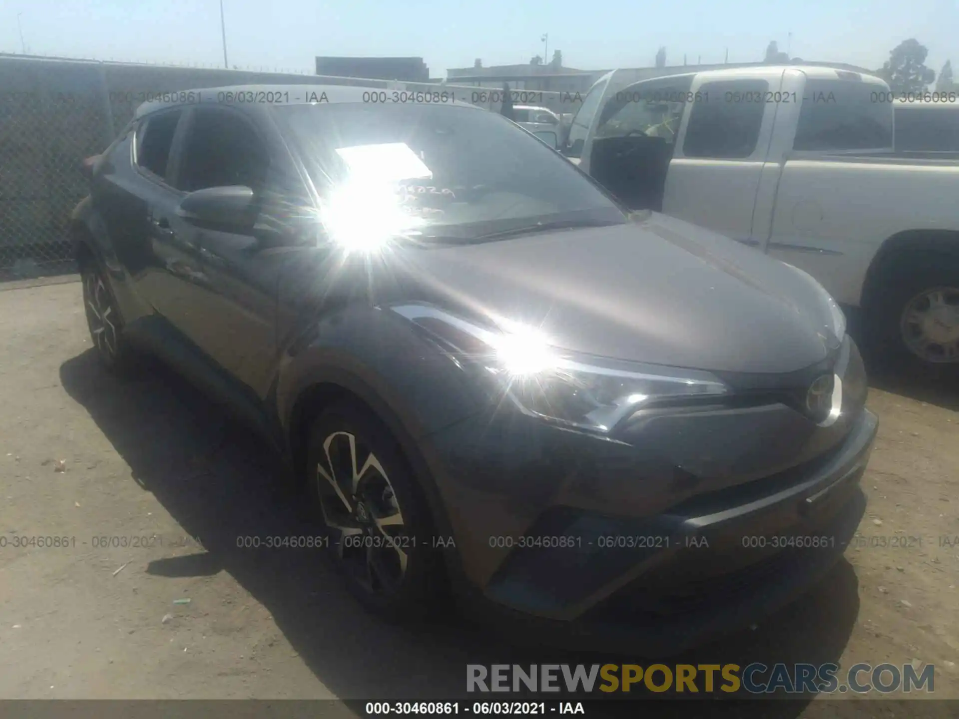 1 Photograph of a damaged car JTNKHMBX4K1030100 TOYOTA C-HR 2019