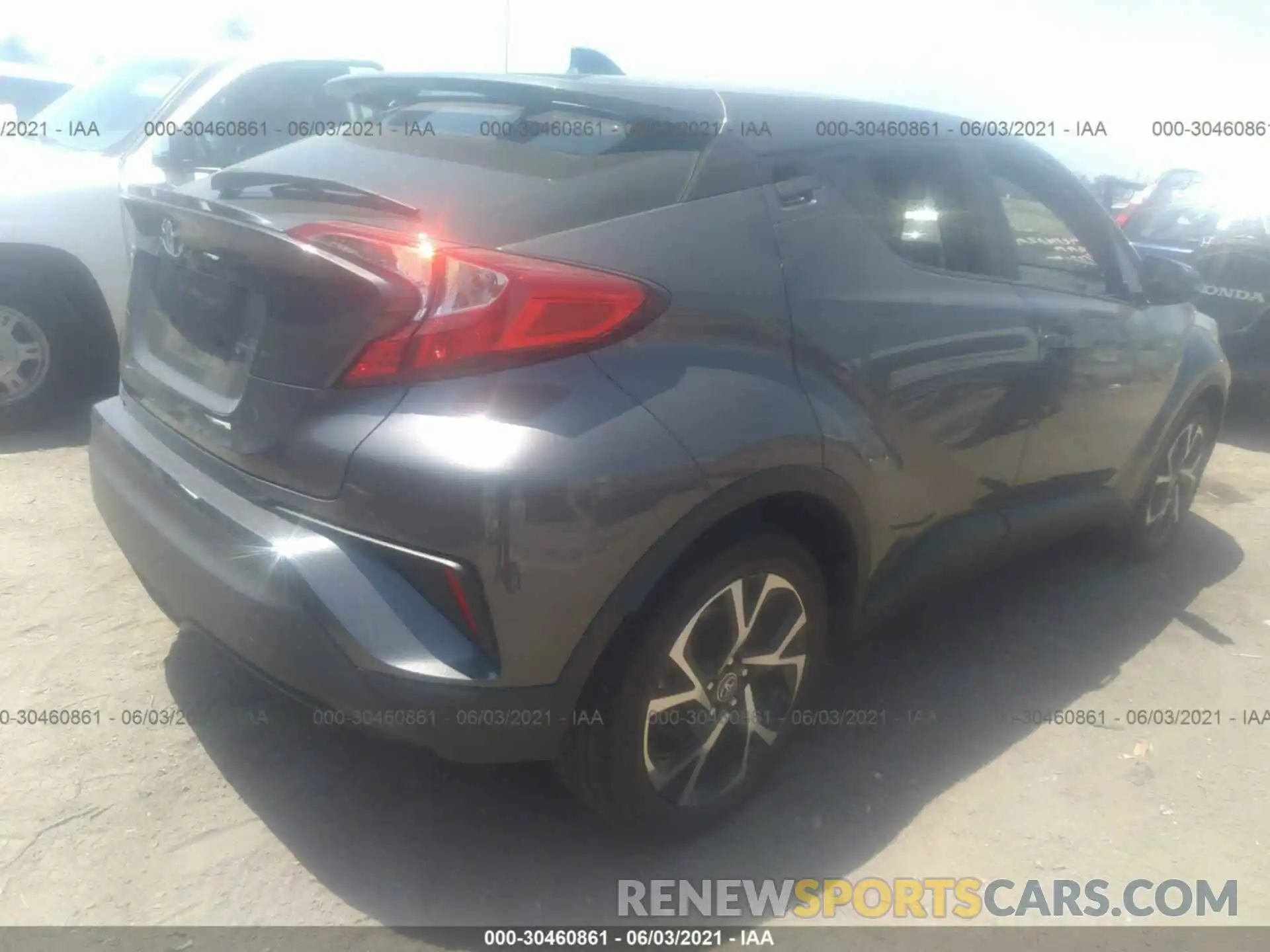 4 Photograph of a damaged car JTNKHMBX4K1030100 TOYOTA C-HR 2019