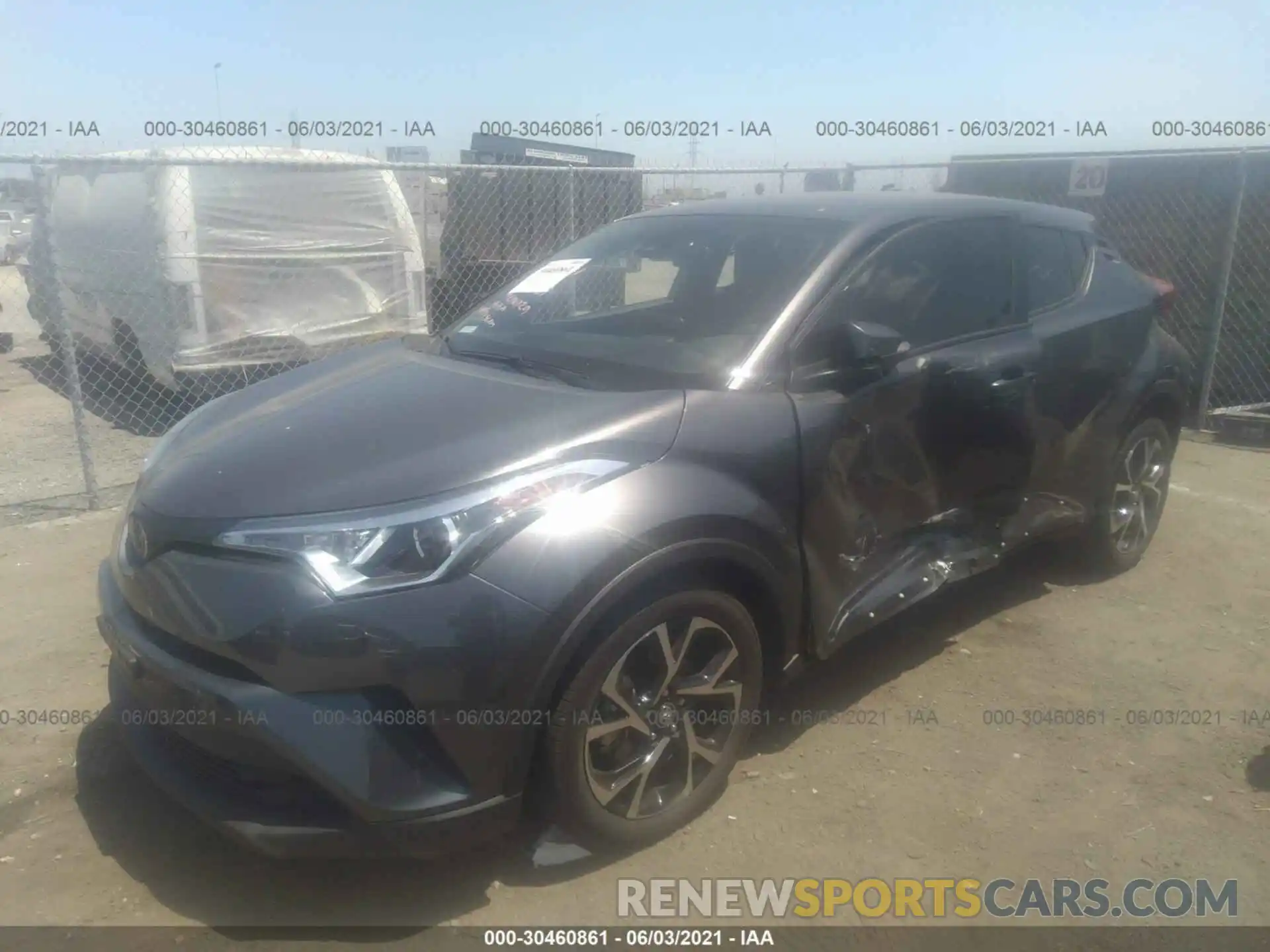 6 Photograph of a damaged car JTNKHMBX4K1030100 TOYOTA C-HR 2019