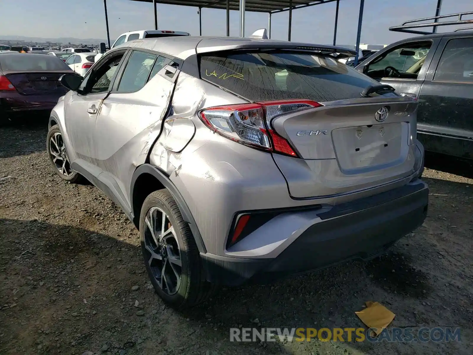 3 Photograph of a damaged car JTNKHMBX4K1030260 TOYOTA C-HR 2019