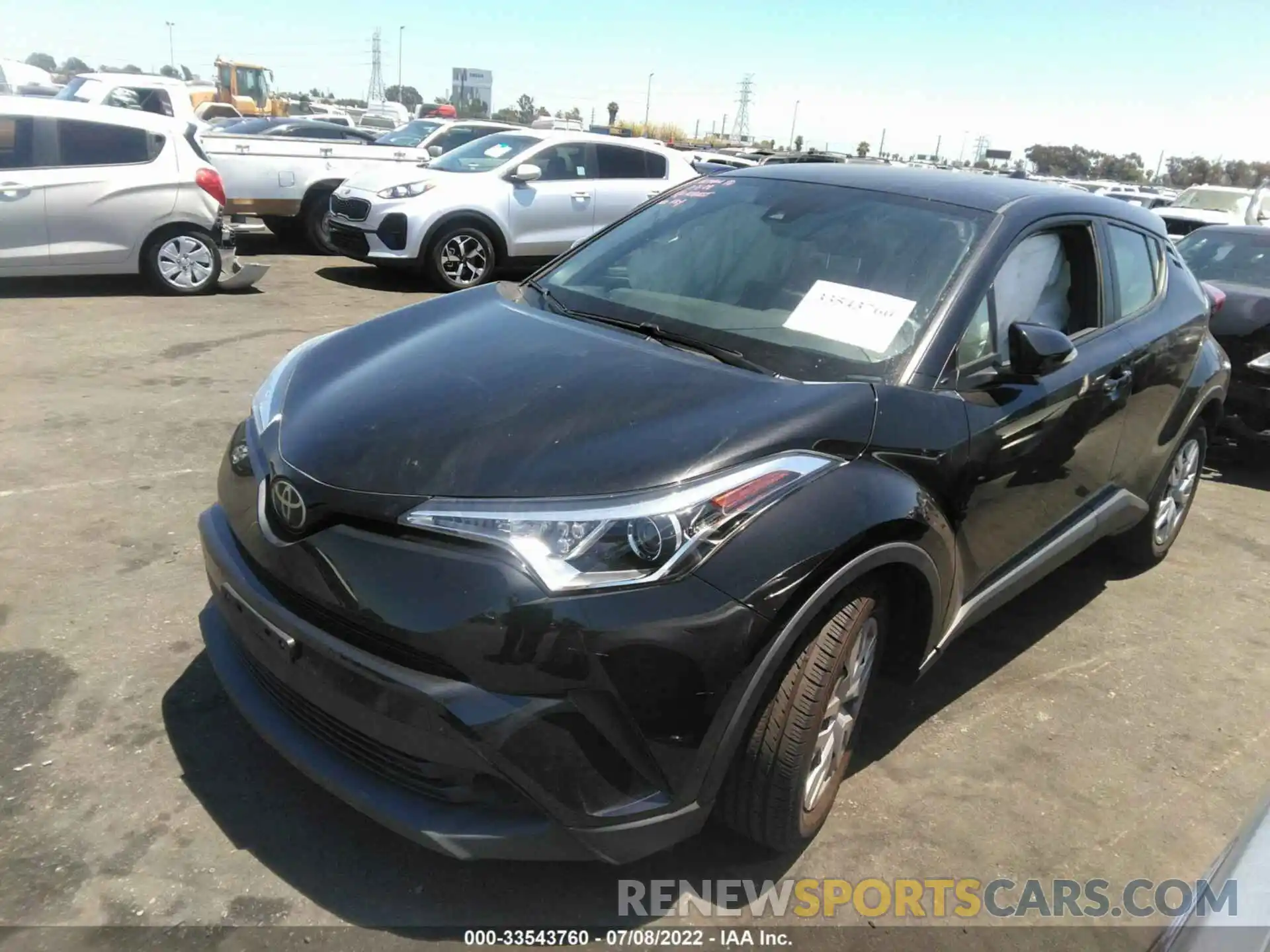 2 Photograph of a damaged car JTNKHMBX4K1030467 TOYOTA C-HR 2019