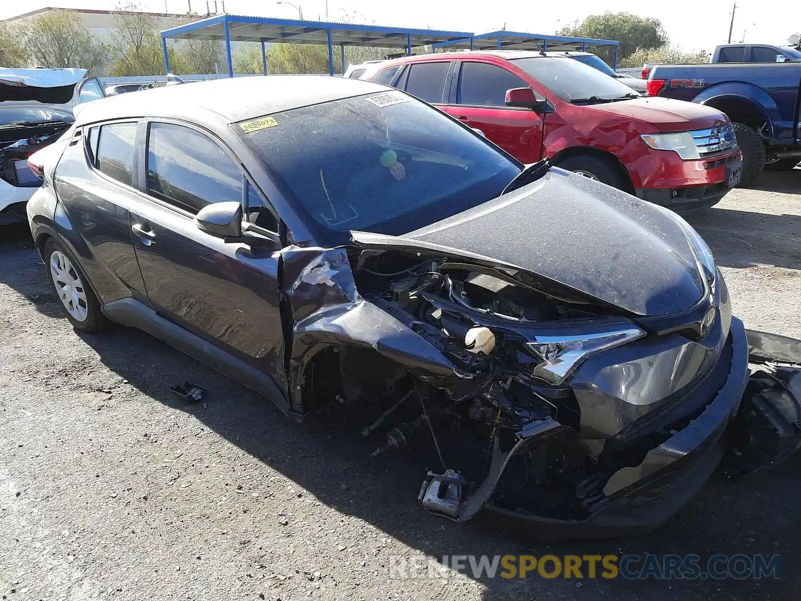 1 Photograph of a damaged car JTNKHMBX4K1030727 TOYOTA C-HR 2019