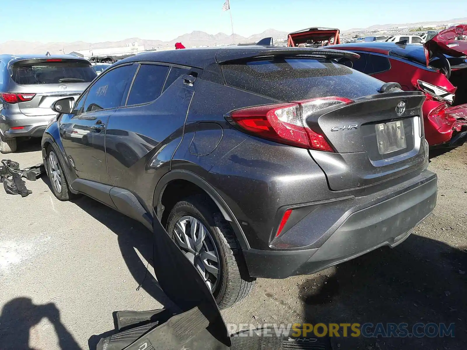 3 Photograph of a damaged car JTNKHMBX4K1030727 TOYOTA C-HR 2019