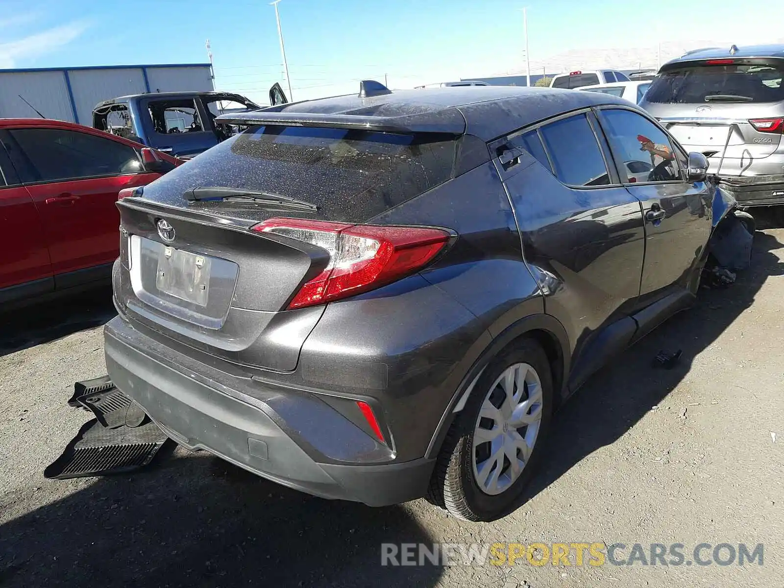 4 Photograph of a damaged car JTNKHMBX4K1030727 TOYOTA C-HR 2019