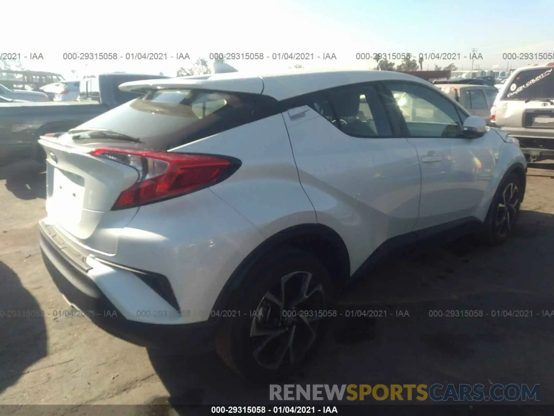 4 Photograph of a damaged car JTNKHMBX4K1032557 TOYOTA C-HR 2019