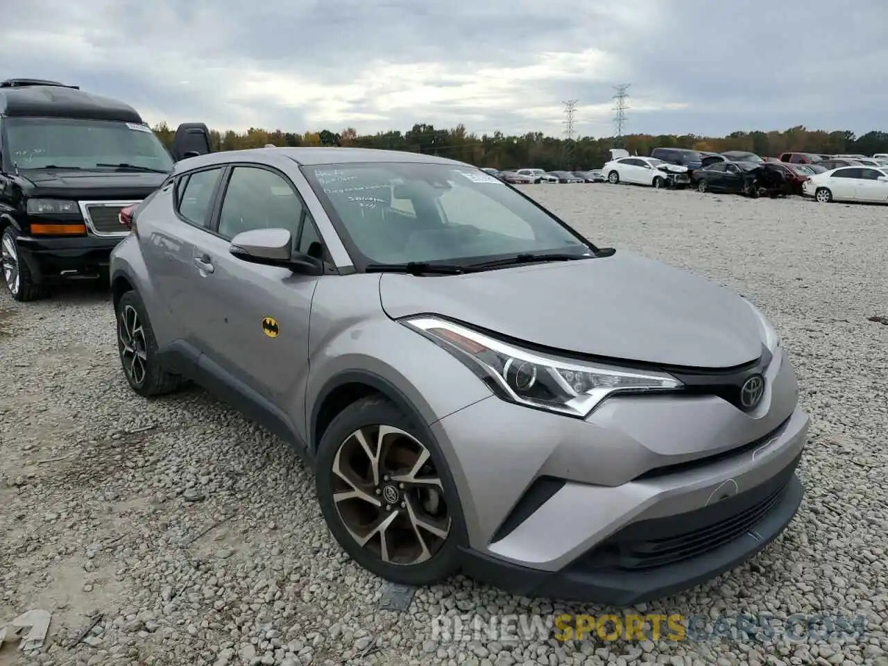 1 Фотография поврежденного автомобиля JTNKHMBX4K1032980 TOYOTA C-HR 2019