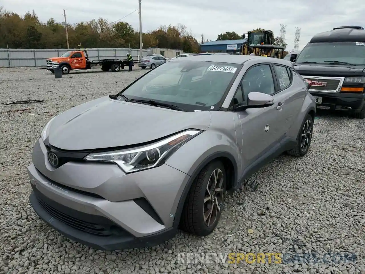 2 Фотография поврежденного автомобиля JTNKHMBX4K1032980 TOYOTA C-HR 2019