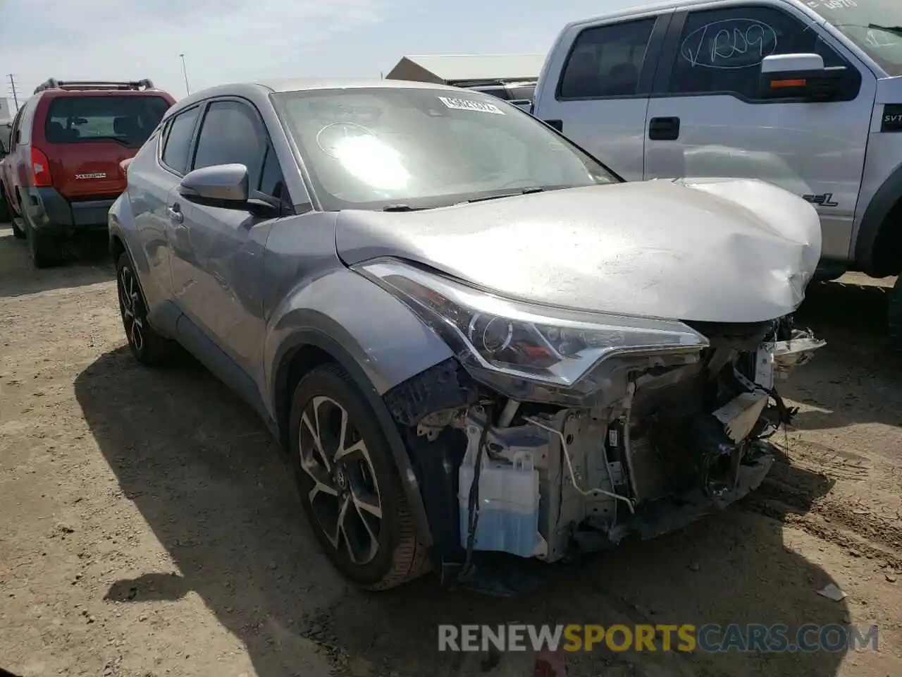 1 Photograph of a damaged car JTNKHMBX4K1033272 TOYOTA C-HR 2019