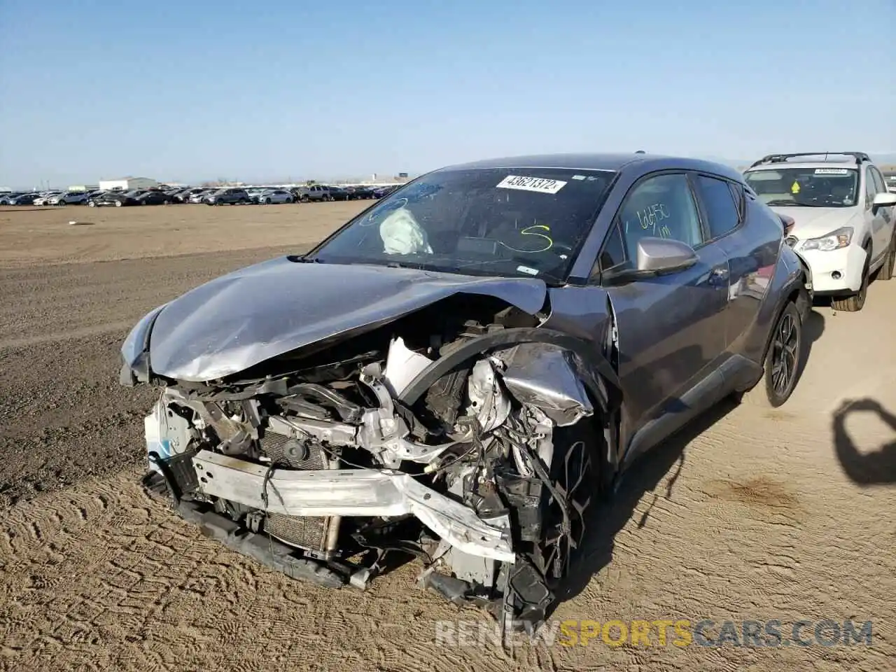 2 Photograph of a damaged car JTNKHMBX4K1033272 TOYOTA C-HR 2019