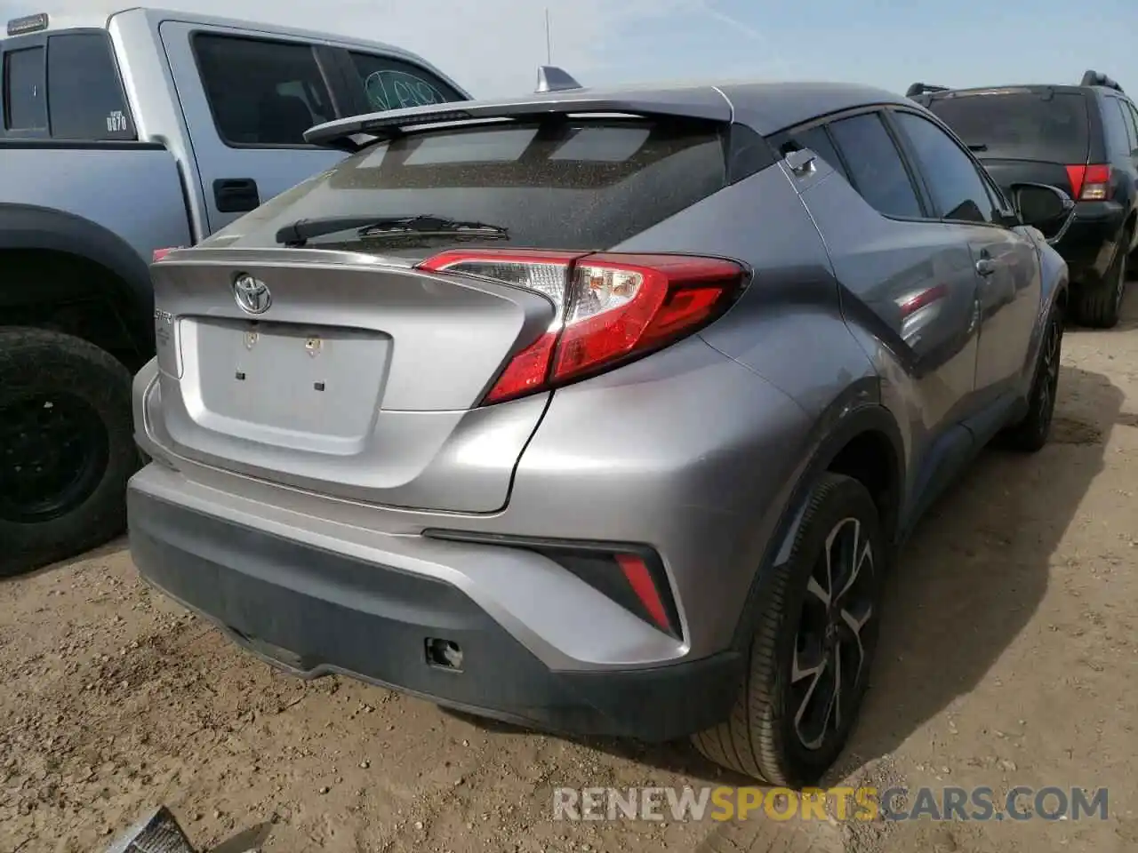 4 Photograph of a damaged car JTNKHMBX4K1033272 TOYOTA C-HR 2019