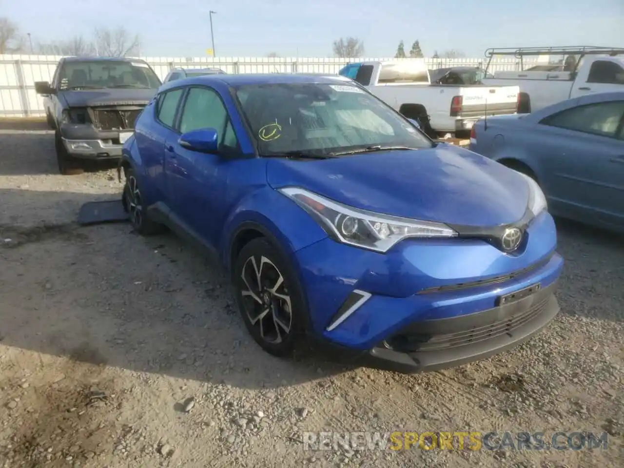 1 Photograph of a damaged car JTNKHMBX4K1033501 TOYOTA C-HR 2019