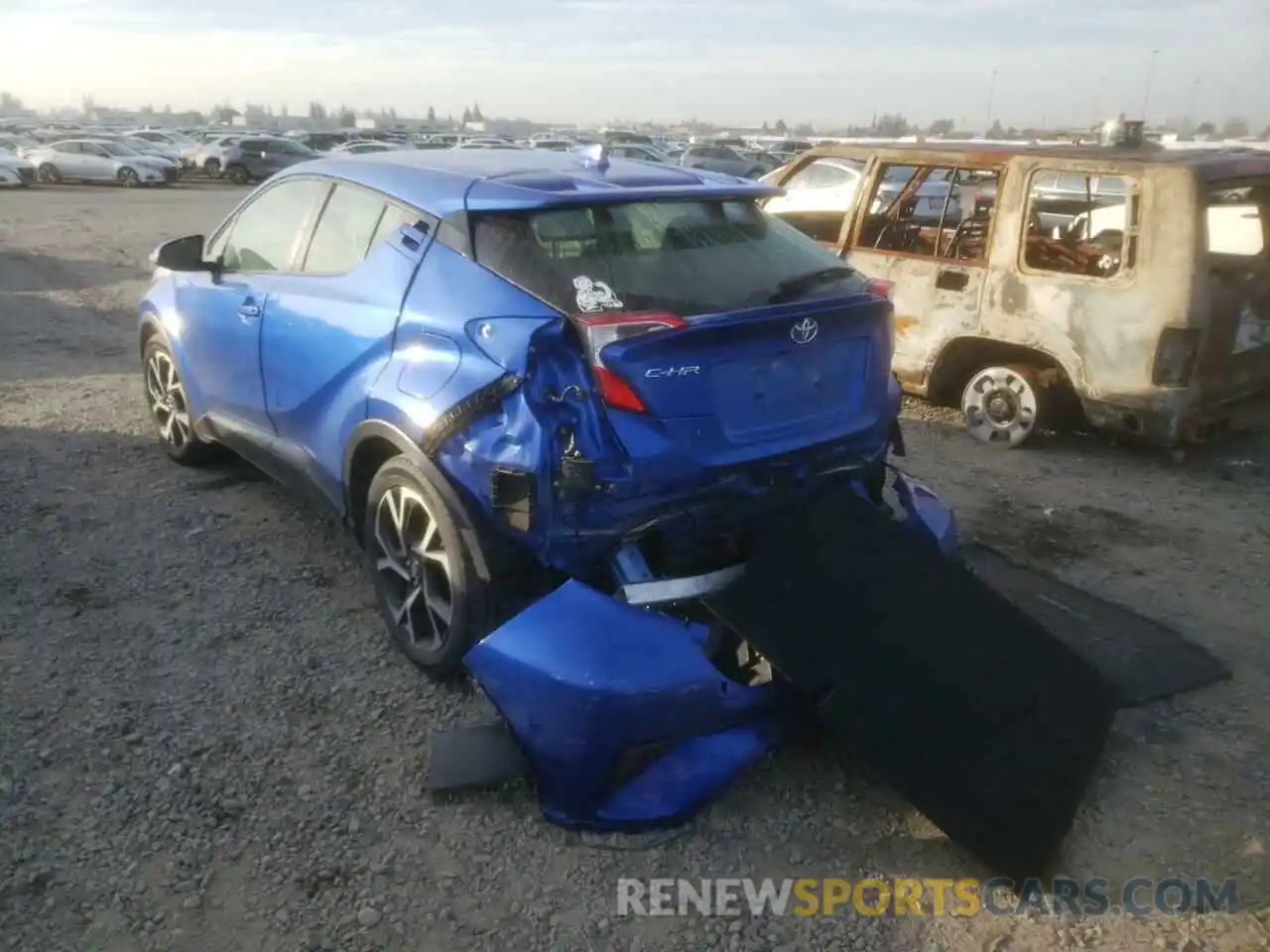 3 Photograph of a damaged car JTNKHMBX4K1033501 TOYOTA C-HR 2019