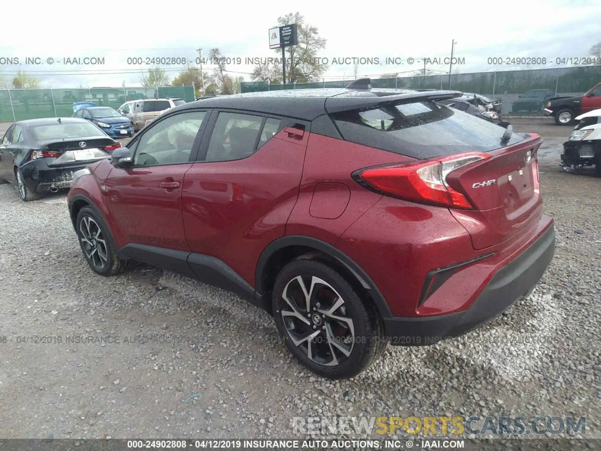 3 Photograph of a damaged car JTNKHMBX4K1033675 TOYOTA C-HR 2019